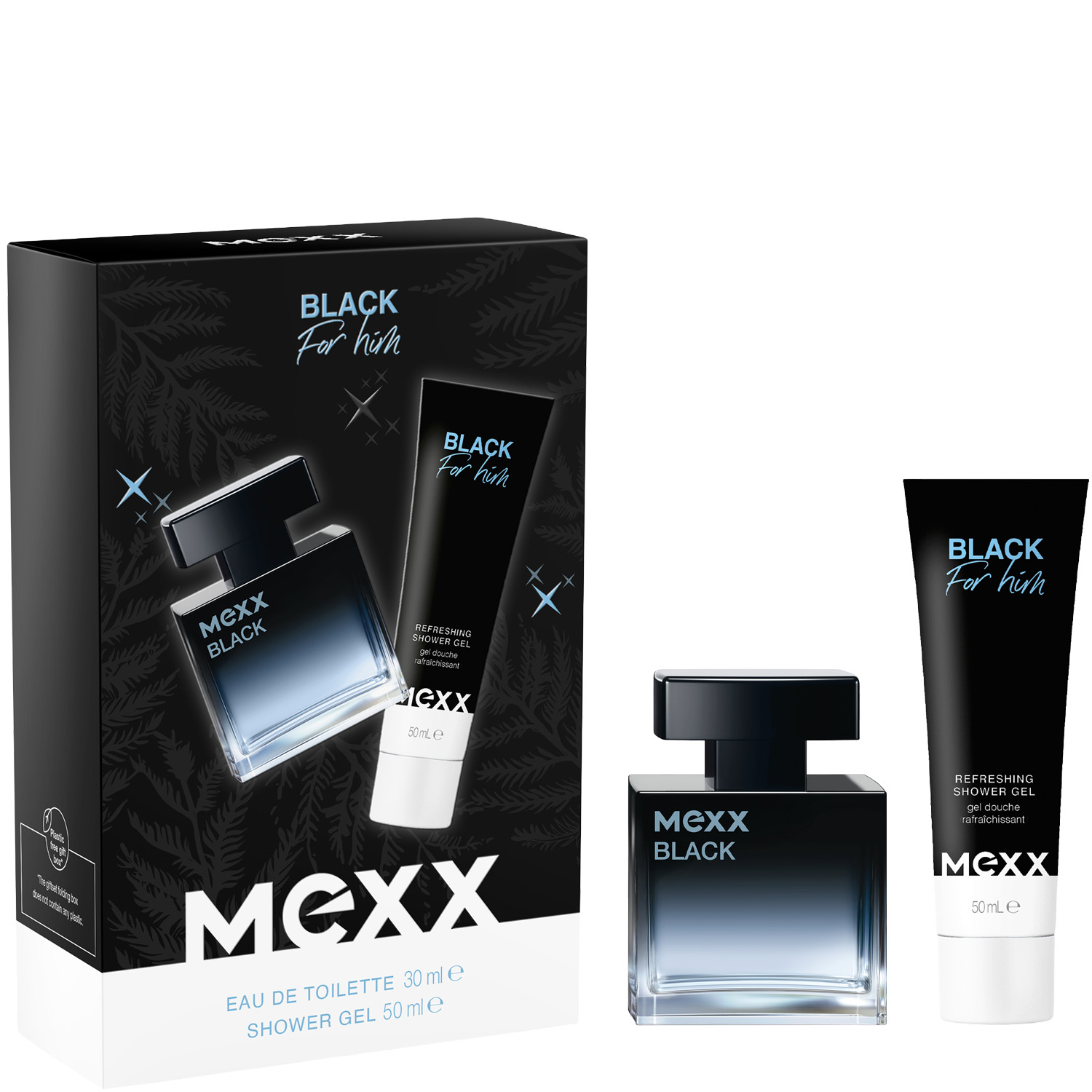 Mexx Black Man Set Eau de Toilette 30ml & Shower Gel 50ml