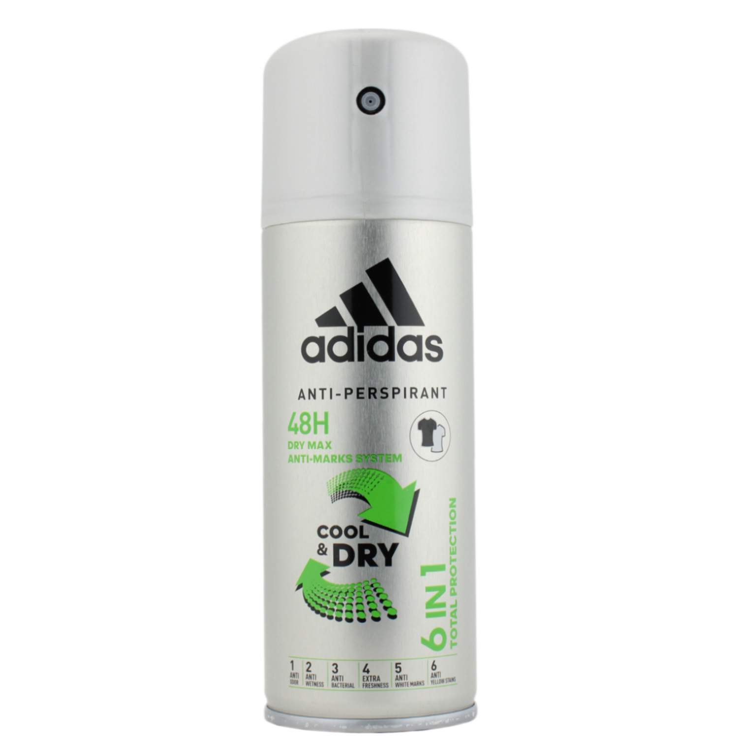Adidas 6in1 Total Protection Anti-Transpirant Deodorant Spray 150ml