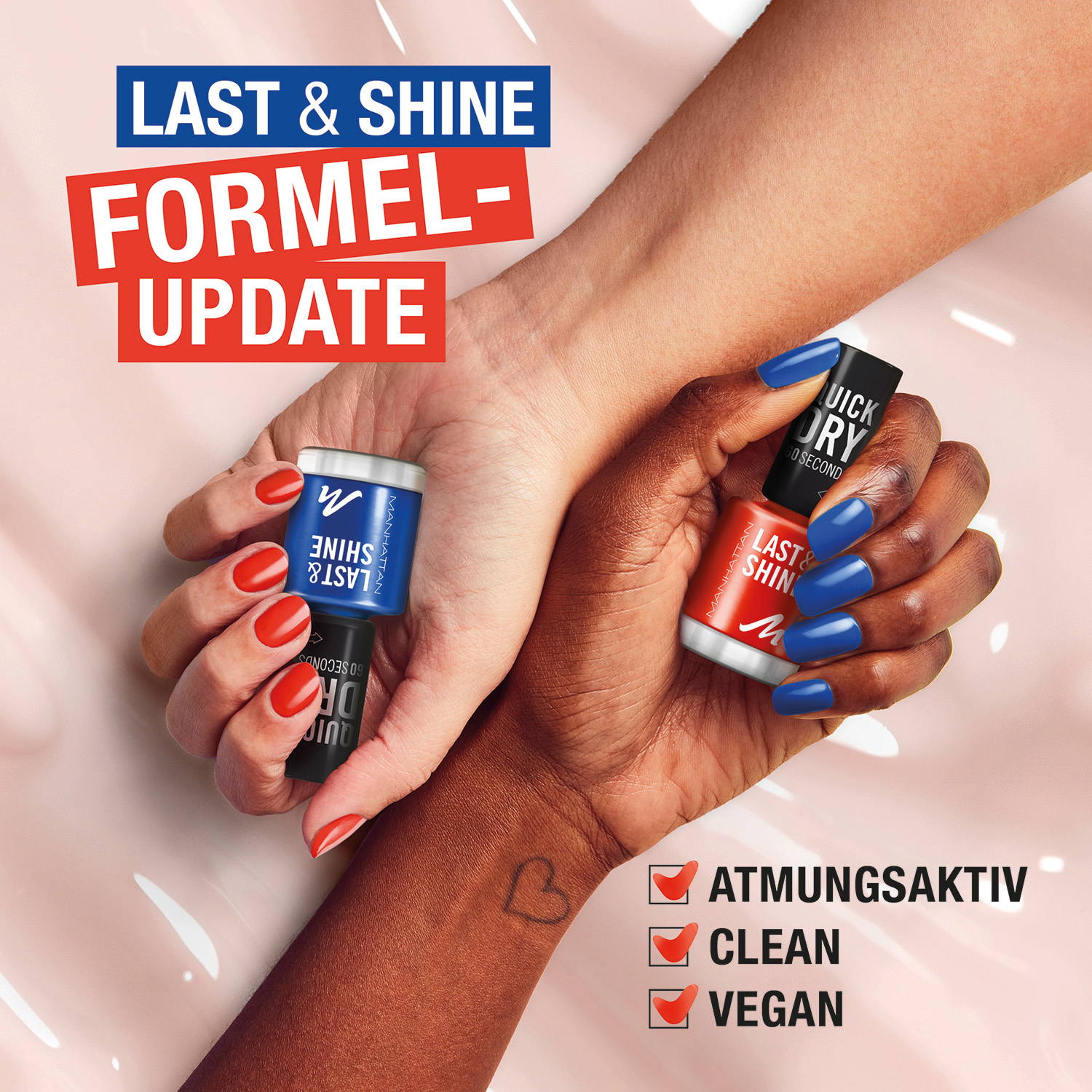 Manhattan Last & Shine Nagellack 660 Bite my Lip 8ml