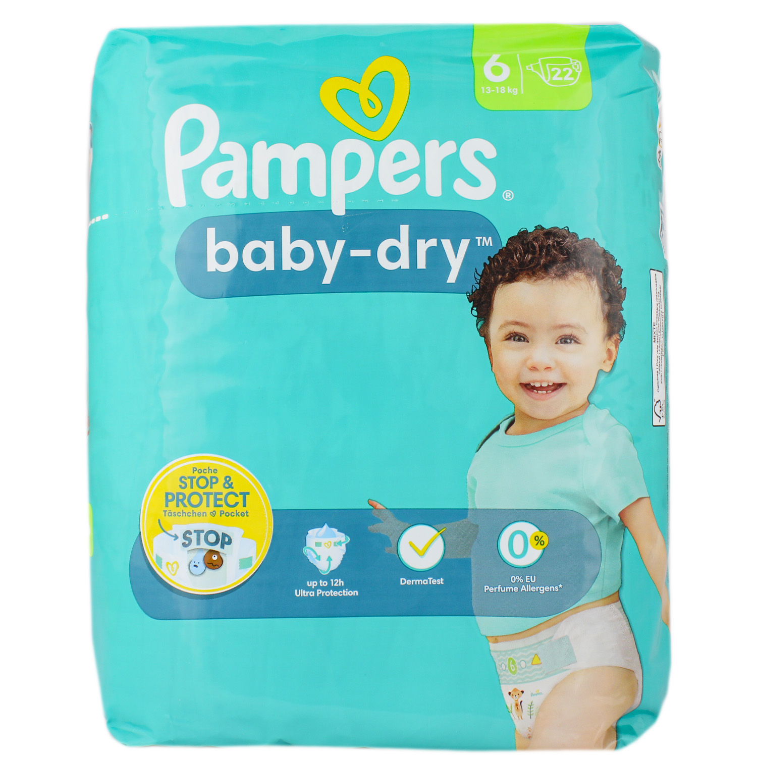 Pampers Baby Dry Windeln Größe 6 22er-Pack