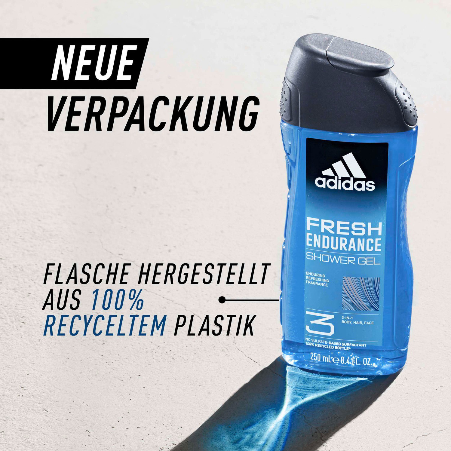 Adidas Fresh Endurance 3in1 Shower Gel 250ml