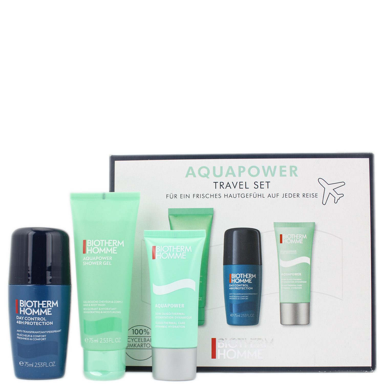 Biotherm Homme Aquapower Travel Pflegeset 3-teilig Biotherm Homme Aquapower Travel Pflegeset 3-teilig