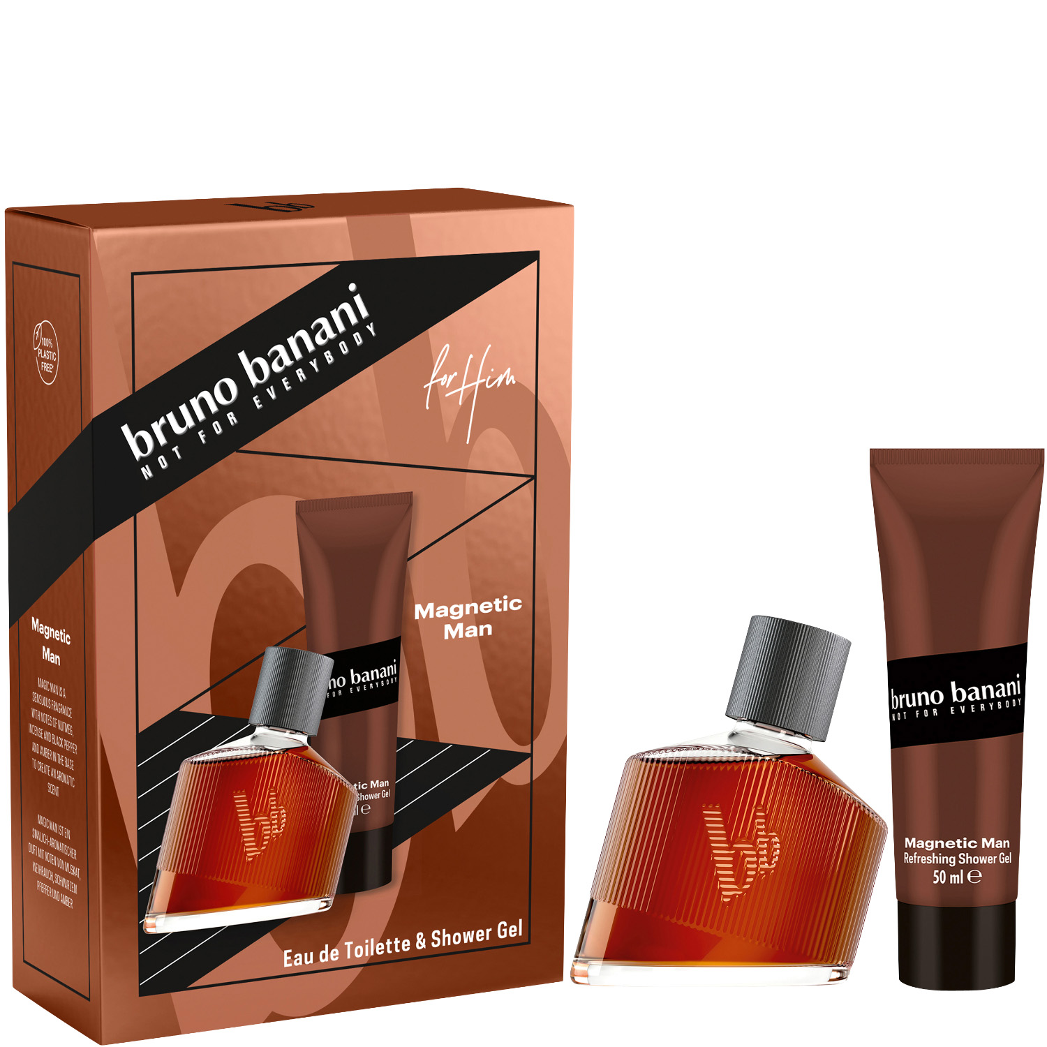 Bruno Banani Magnetic Man Set Eau de Toilette 30ml & Shower Gel 50ml