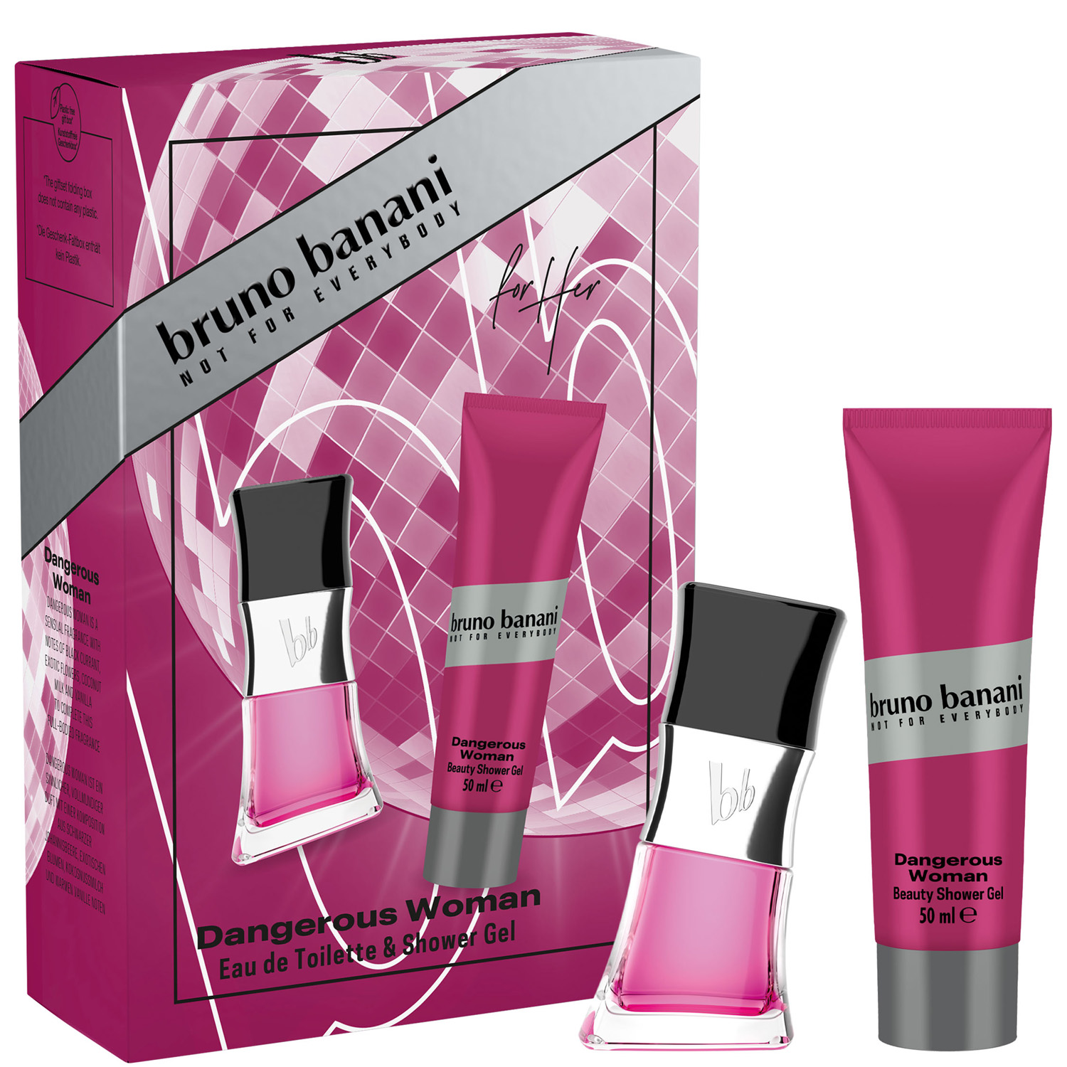 Bruno Banani Dangerous Woman Eau de Toilette 30ml & Shower Gel 50ml
