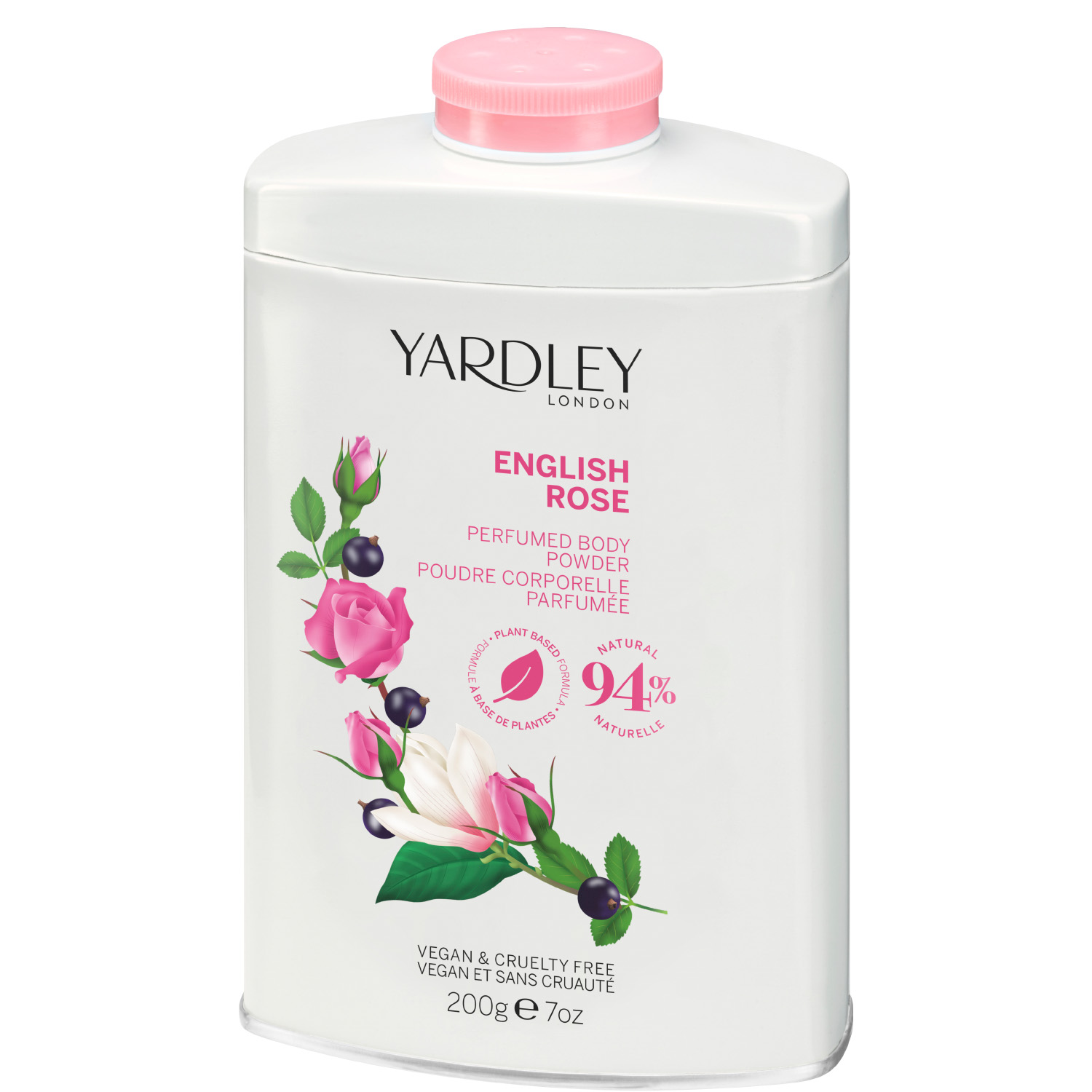 Yardley English Rose Körperpuder 200g