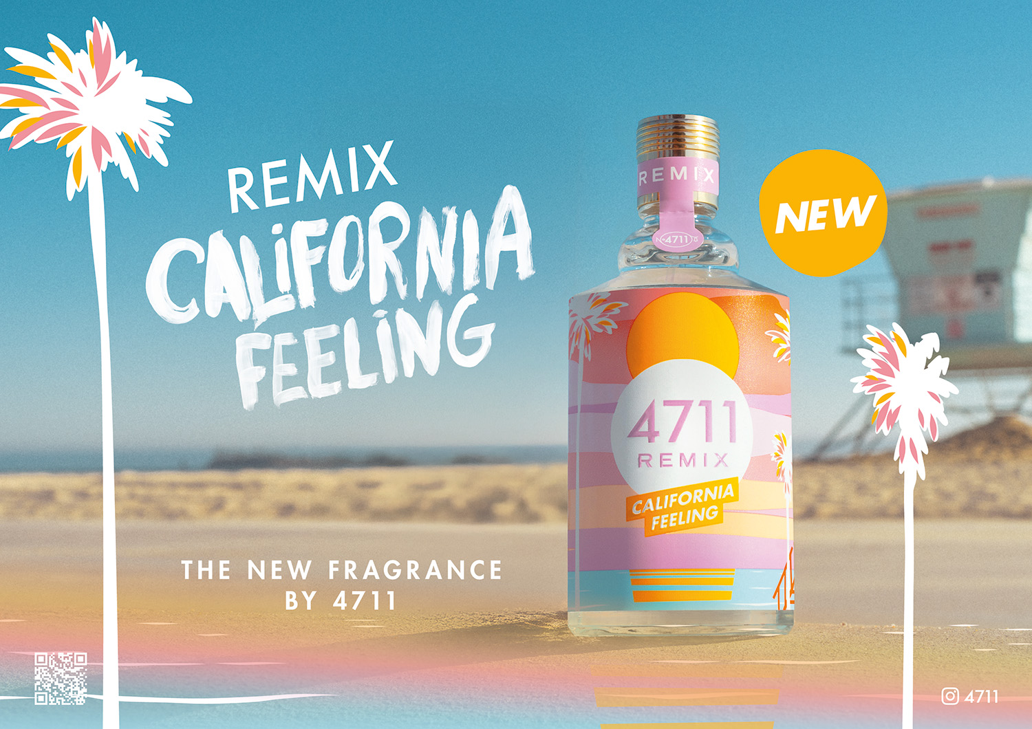 4711 Remix California Feeling Eau de Cologne 100ml