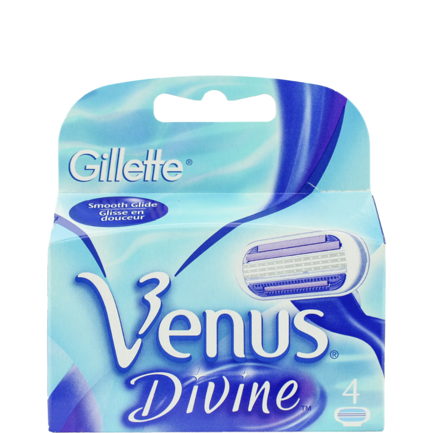 Gillette Venus Divine Sensitive Ersatzklingen 4er-Pack