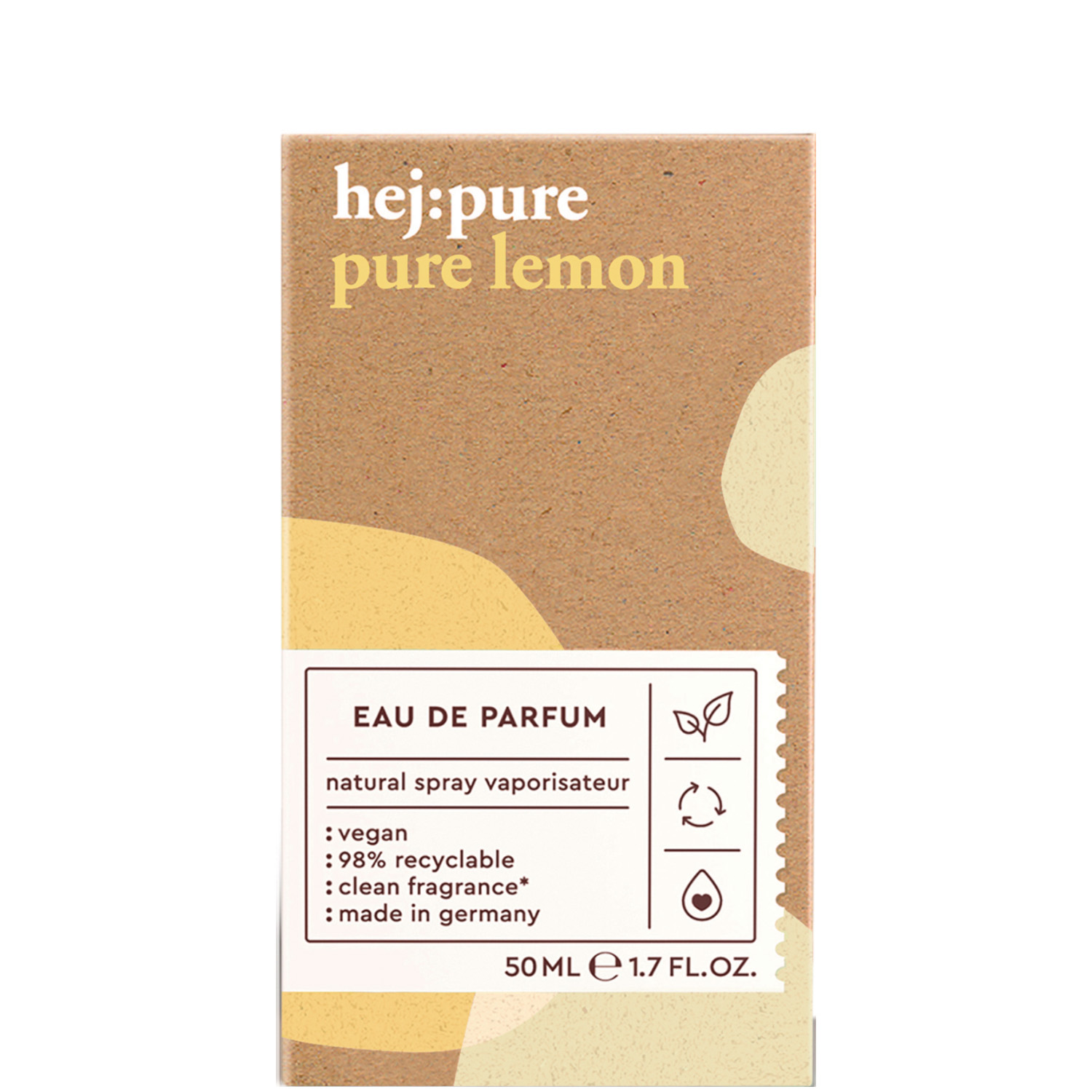 hej:pure Pure Lemon Eau de Parfum 50ml