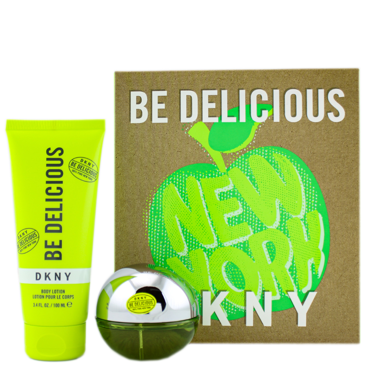 DKNY Be Delicious Women Set Eau de Parfum 30ml & Body Lotion 100ml