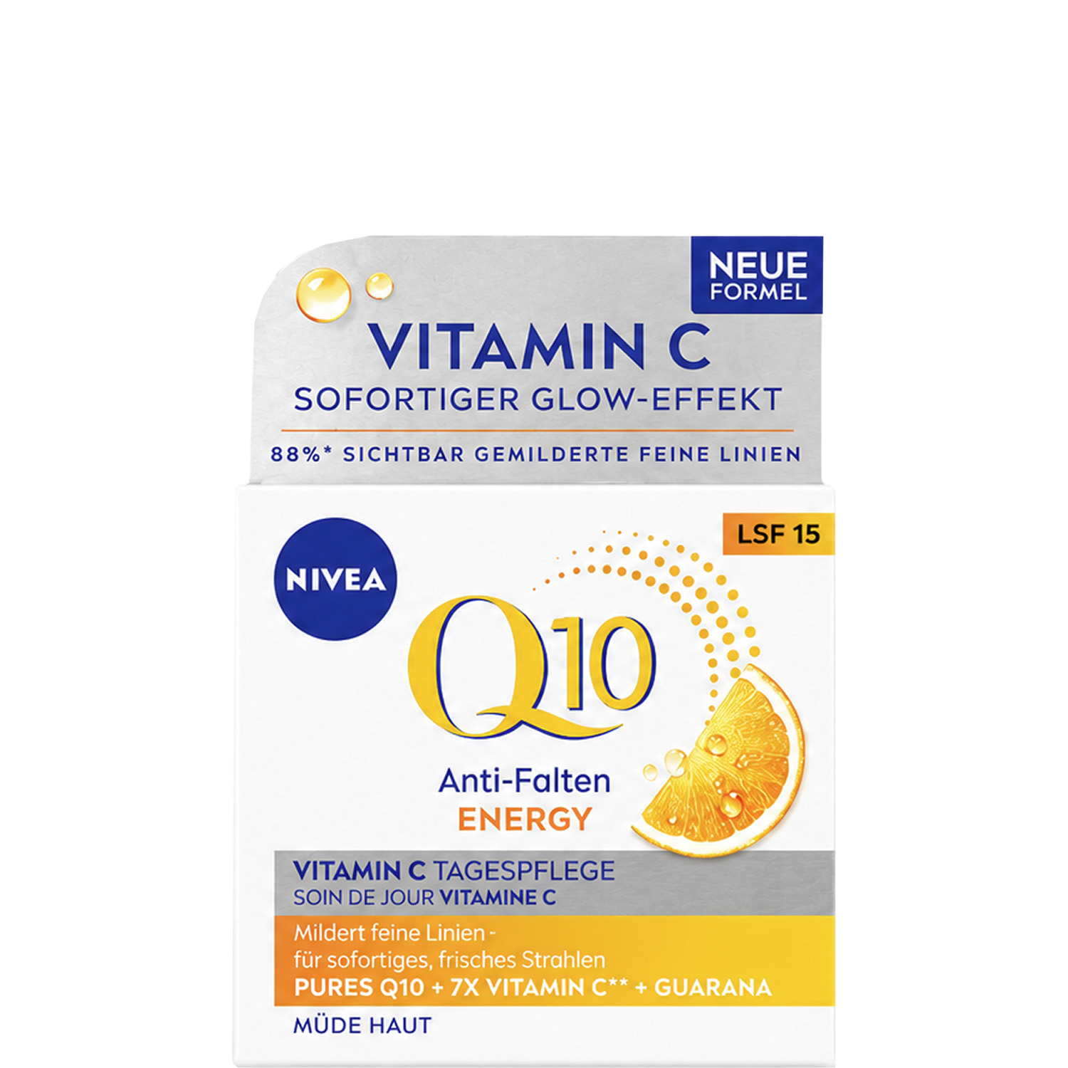 Nivea Q10 Anti-Falten Energy Vitamin C Tagespflege mit LSF15 50ml