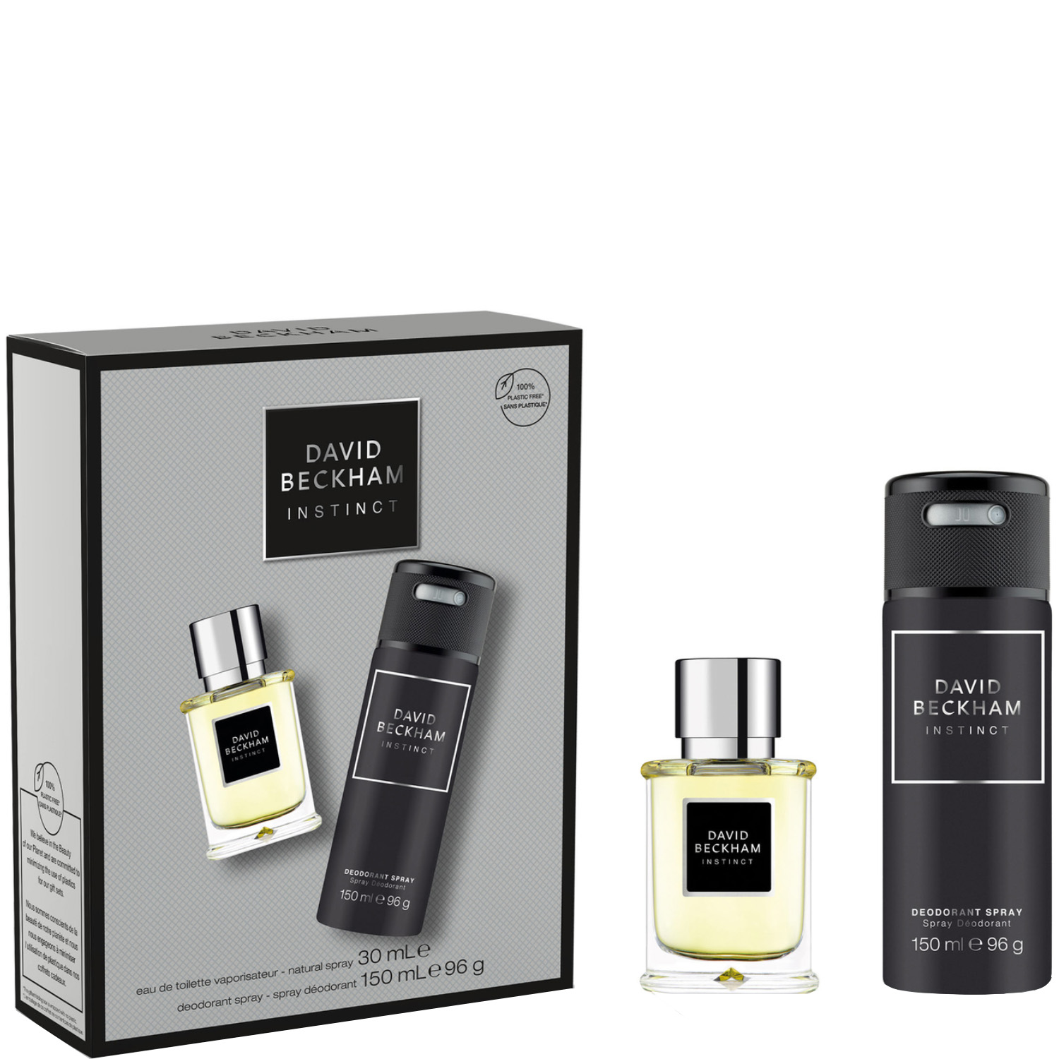 David Beckham Instinct Set Eau de Toilette 30ml & Deodorant Spray 150ml David Beckham Instinct Set Eau de Toilette 30ml & Deodorant Spray 150ml