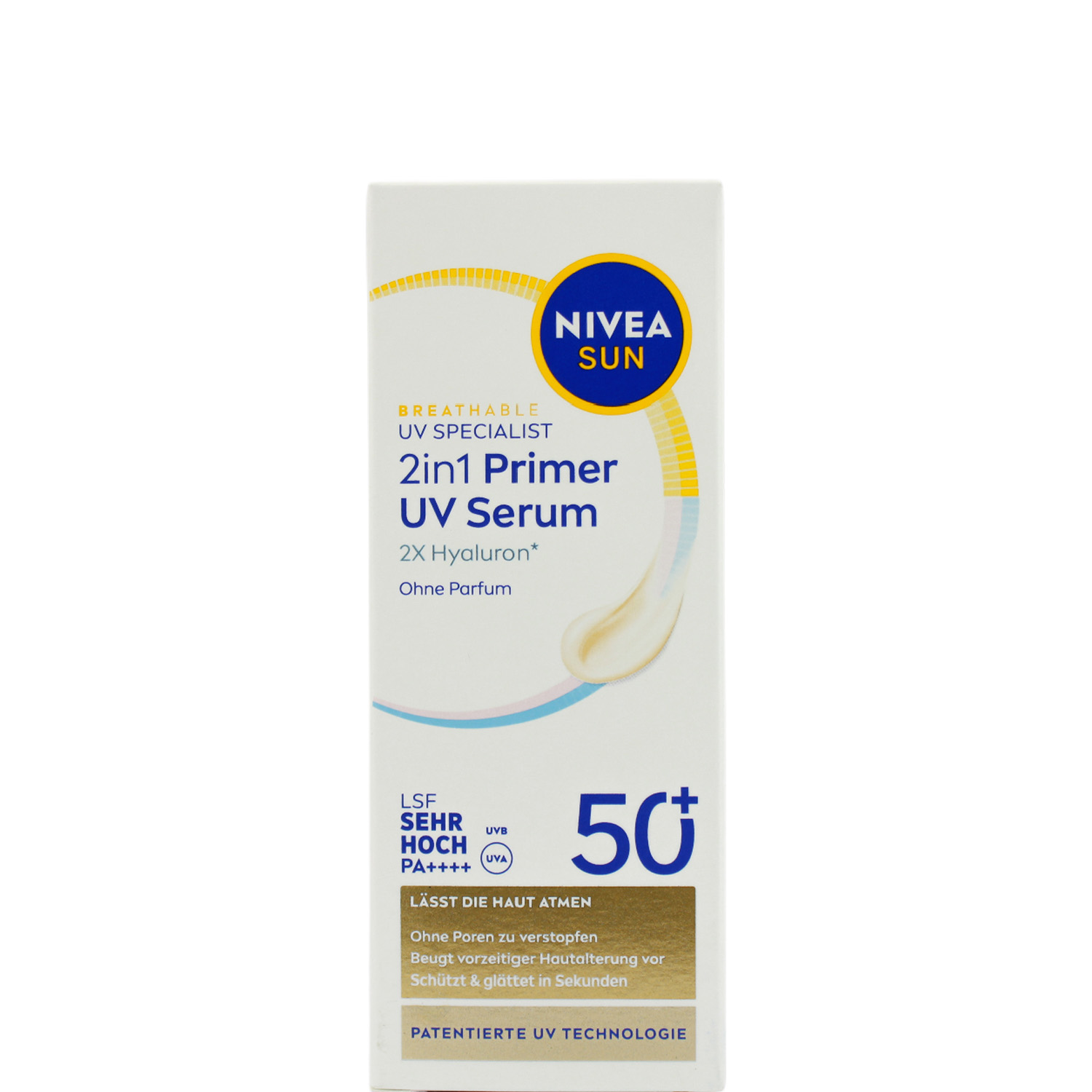 Nivea Sun Breathable 2in1 Primer UV Serum mit LSF50+ 30ml