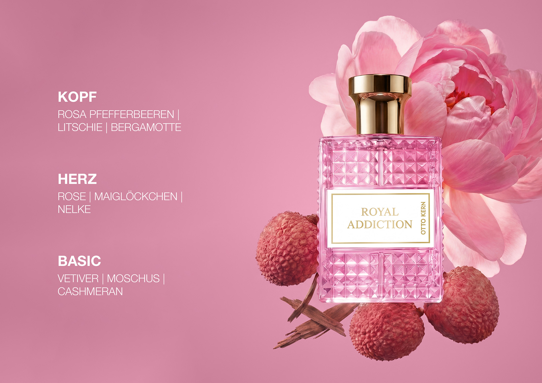 Otto Kern Royal Addiction Rose Eau de Parfum 60ml
