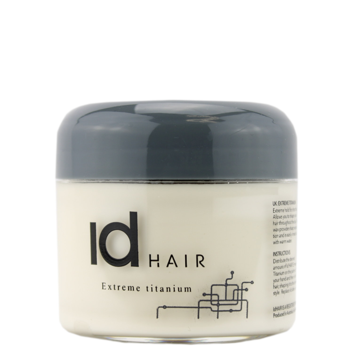 ID Hair Wax Extreme Titanium 100ml