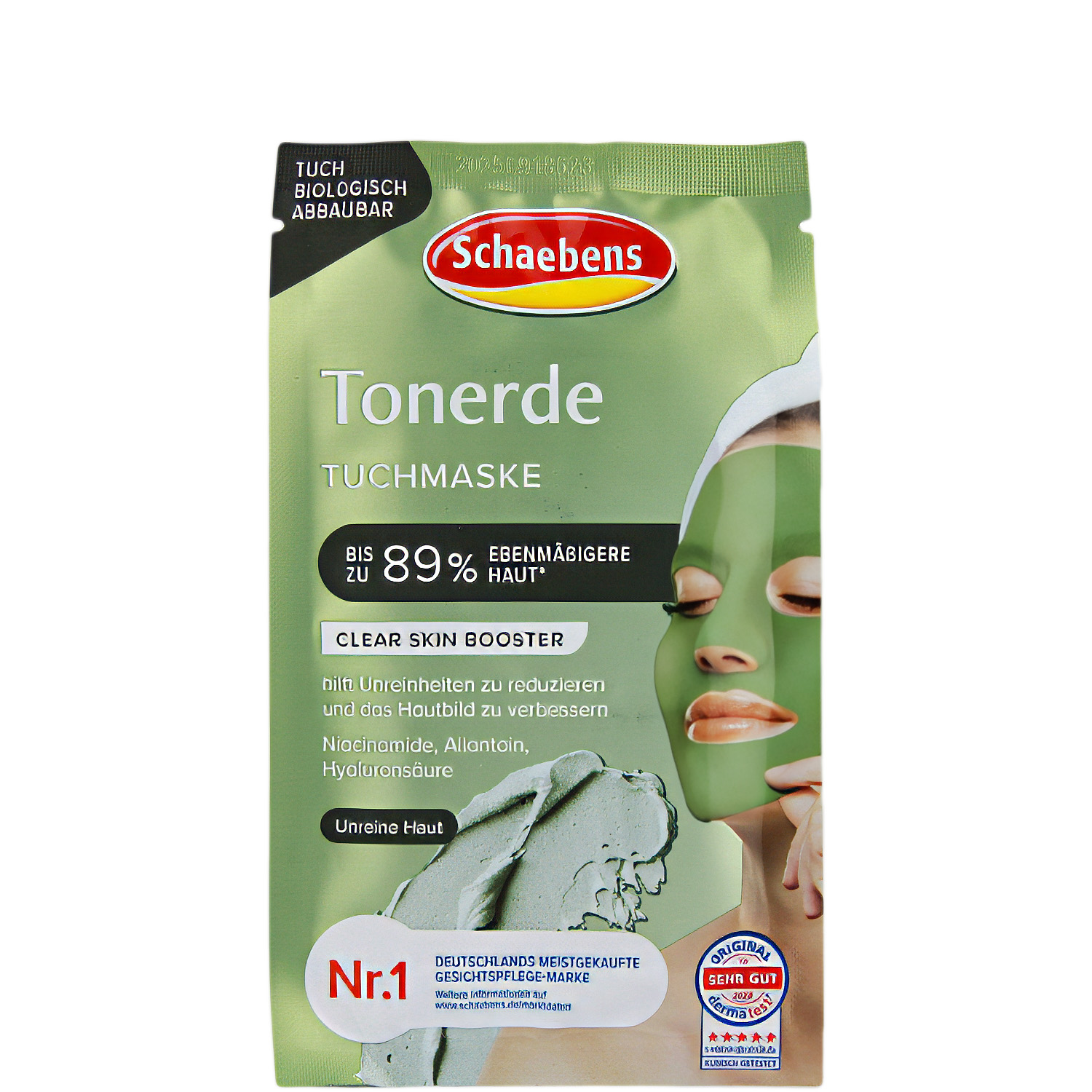 Schaebens Tonerde Tuchmaske 1er