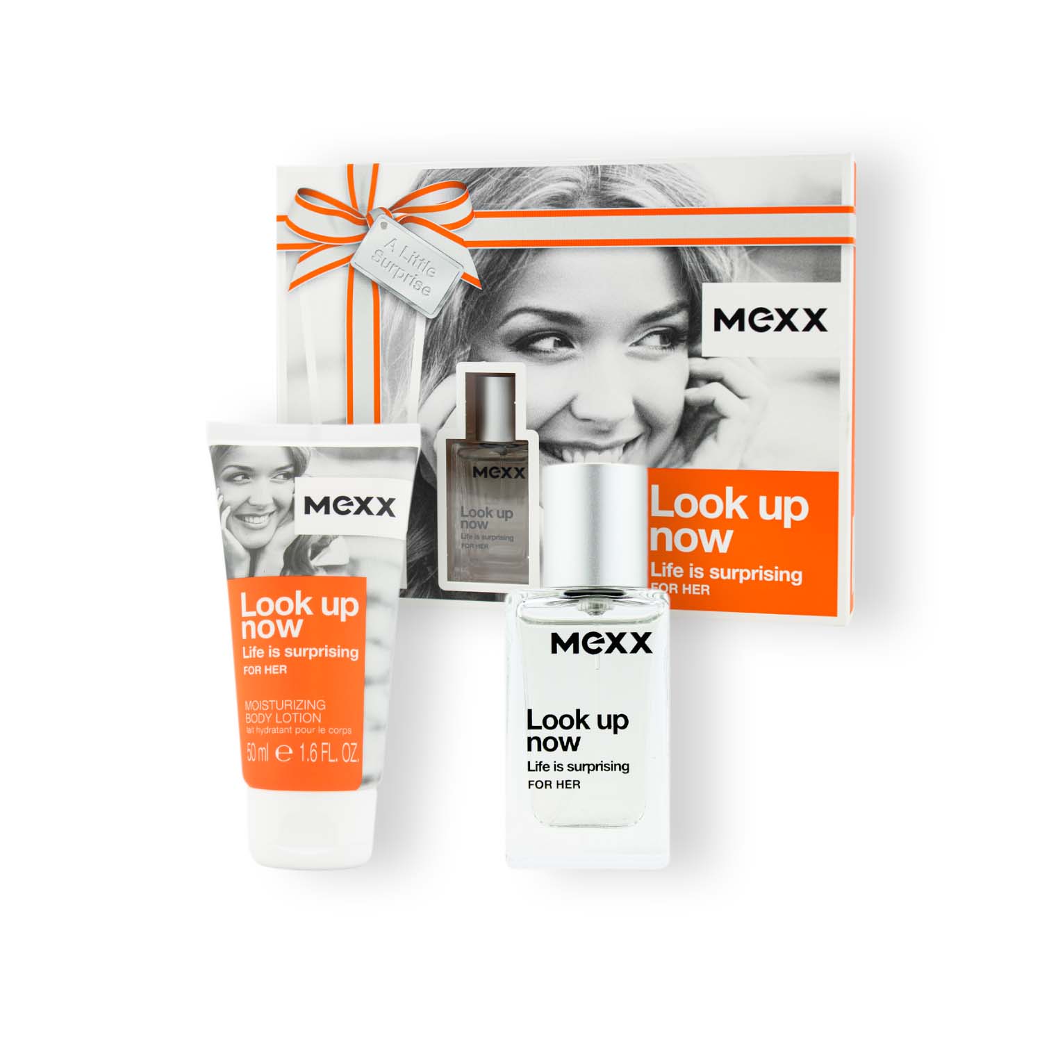 Mexx Look Up Now for Her Set Eau de Toilette 15ml & Body Lotion 50ml