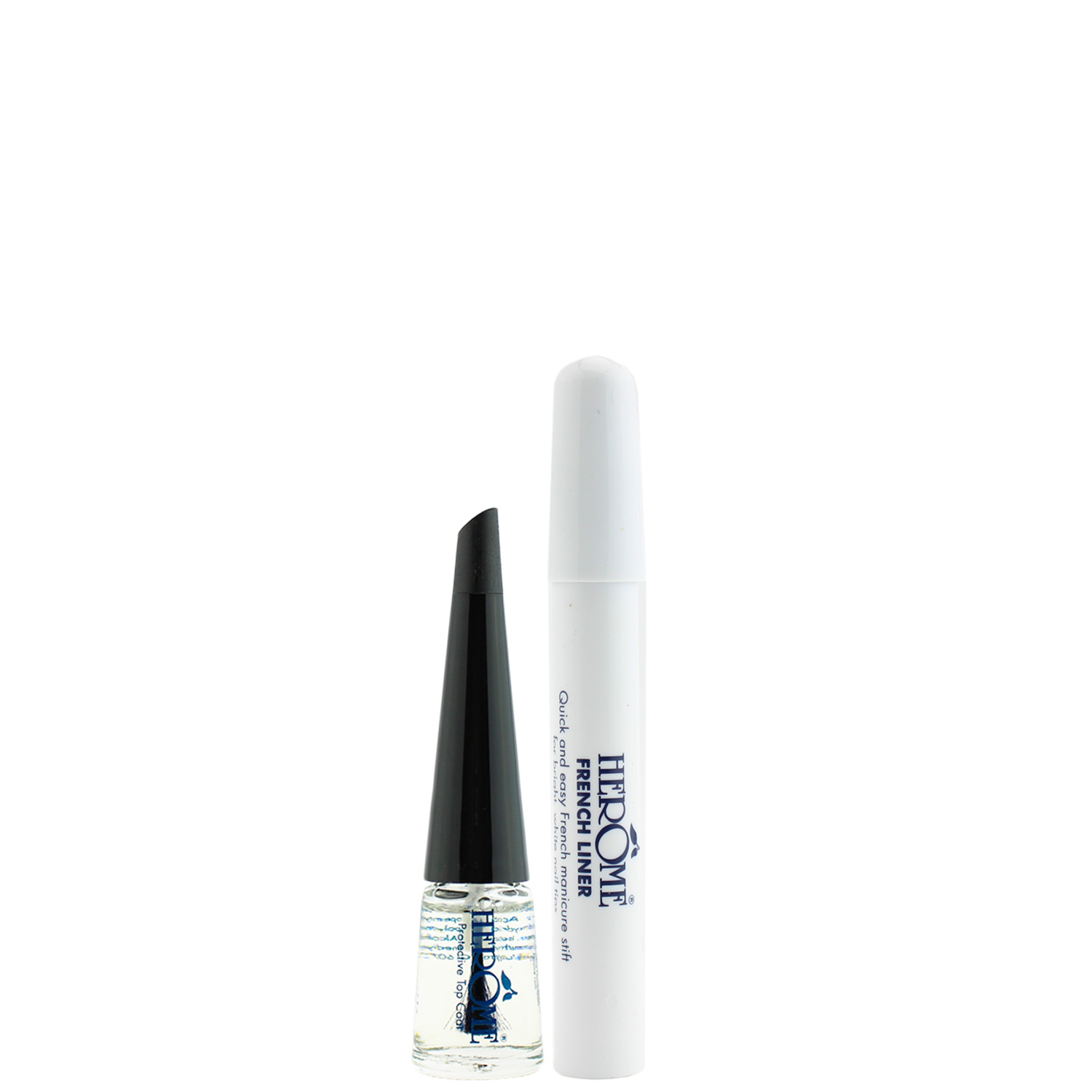 Herôme French Liner & Protecting Top Coat (French Manikür Set) 2-teilig
