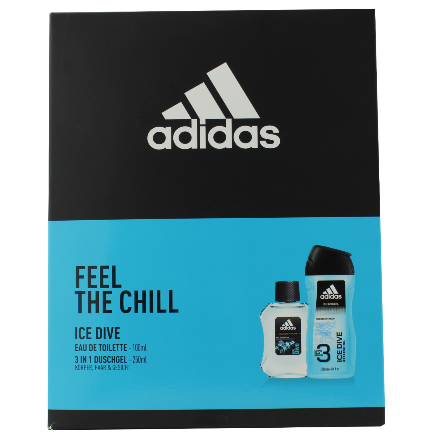Adidas Ice Dive Set Eau de Toilette 100ml & Shower Gel 250ml