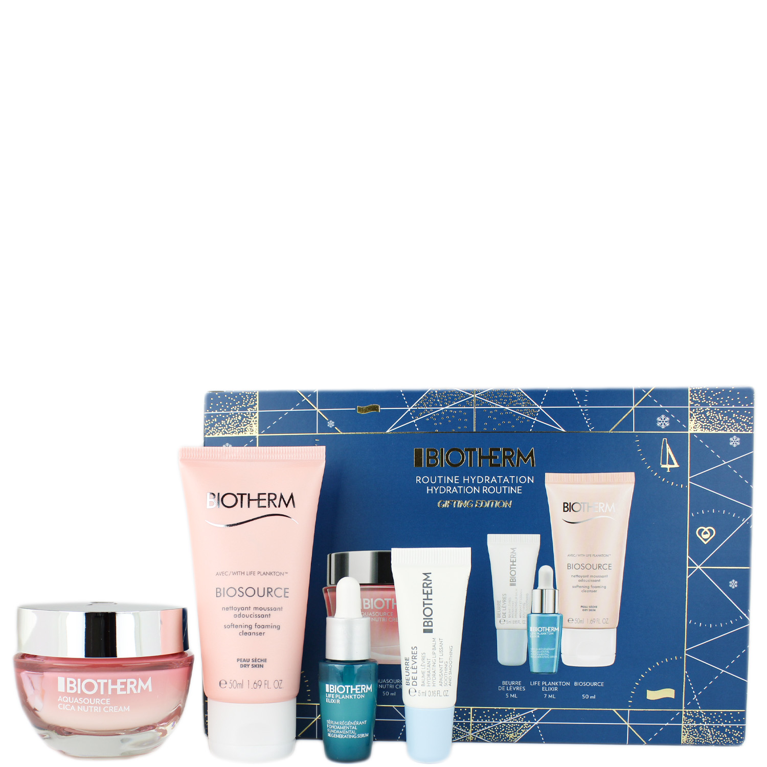Biotherm Aquasource Cica Nutri Routine Xmas Set 4-teilig