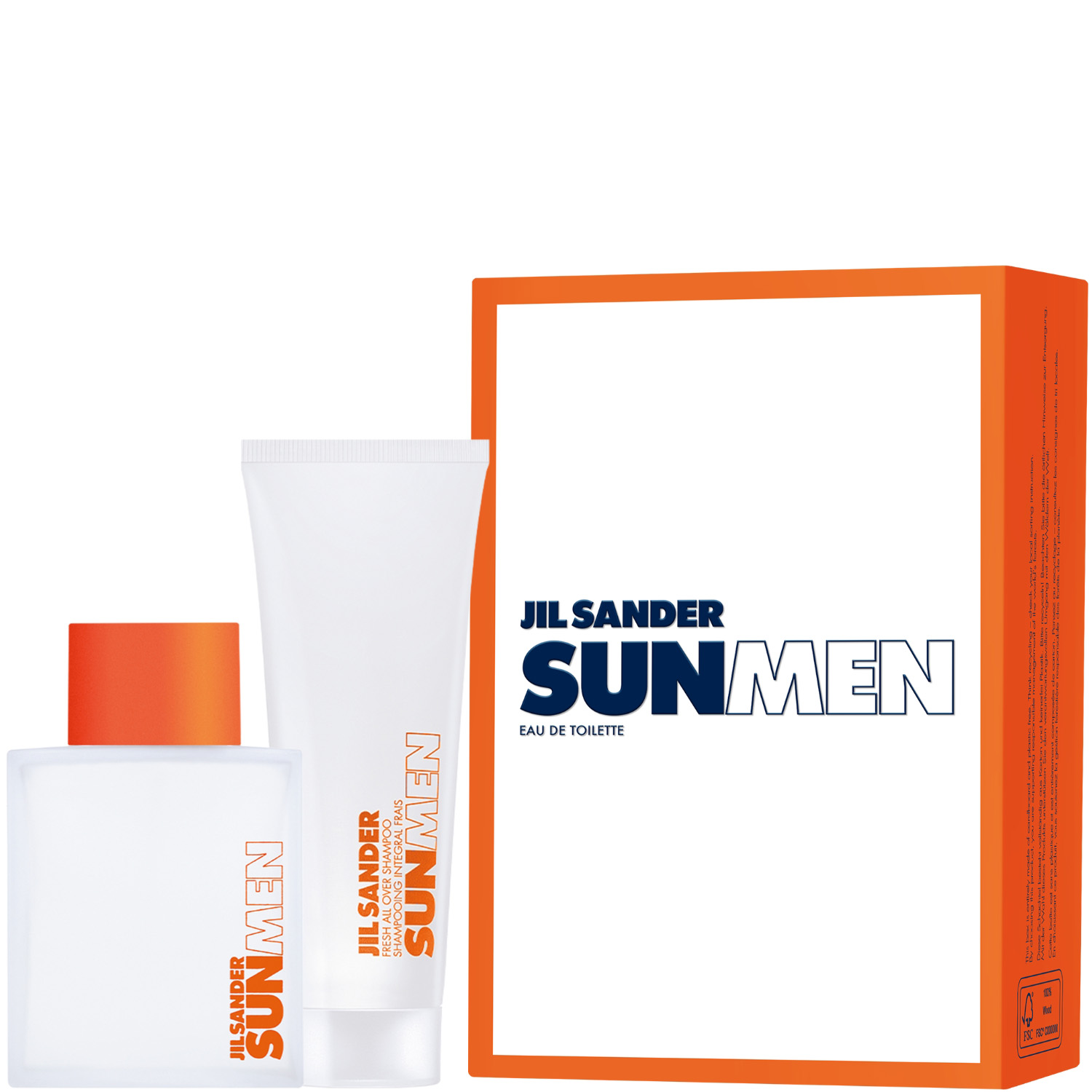 Jil Sander Sun Men Set Eau de Toilette 75ml & All-Over-Shampoo 75ml