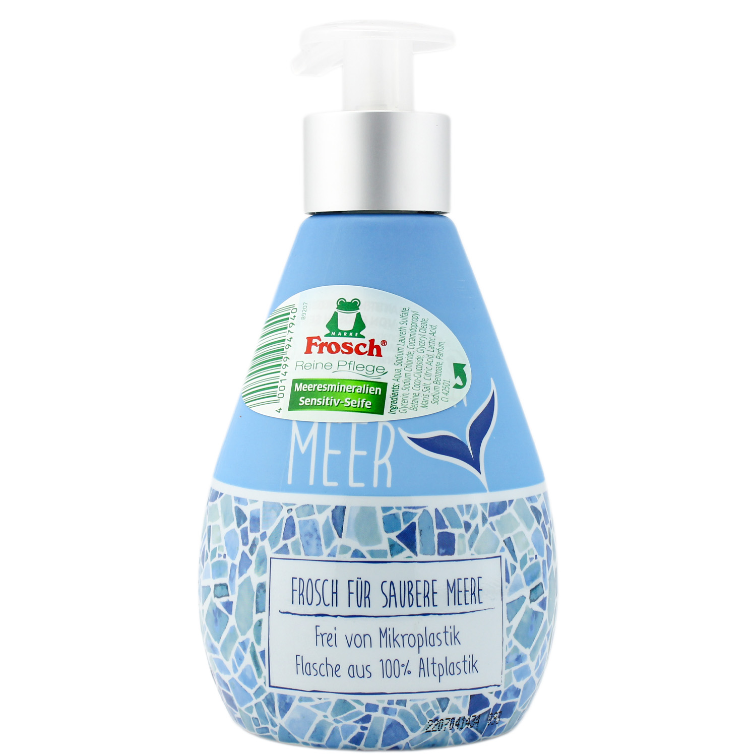 Frosch Reine Pflege Meeresmineralien Sensitiv-Seife im Spender 300ml