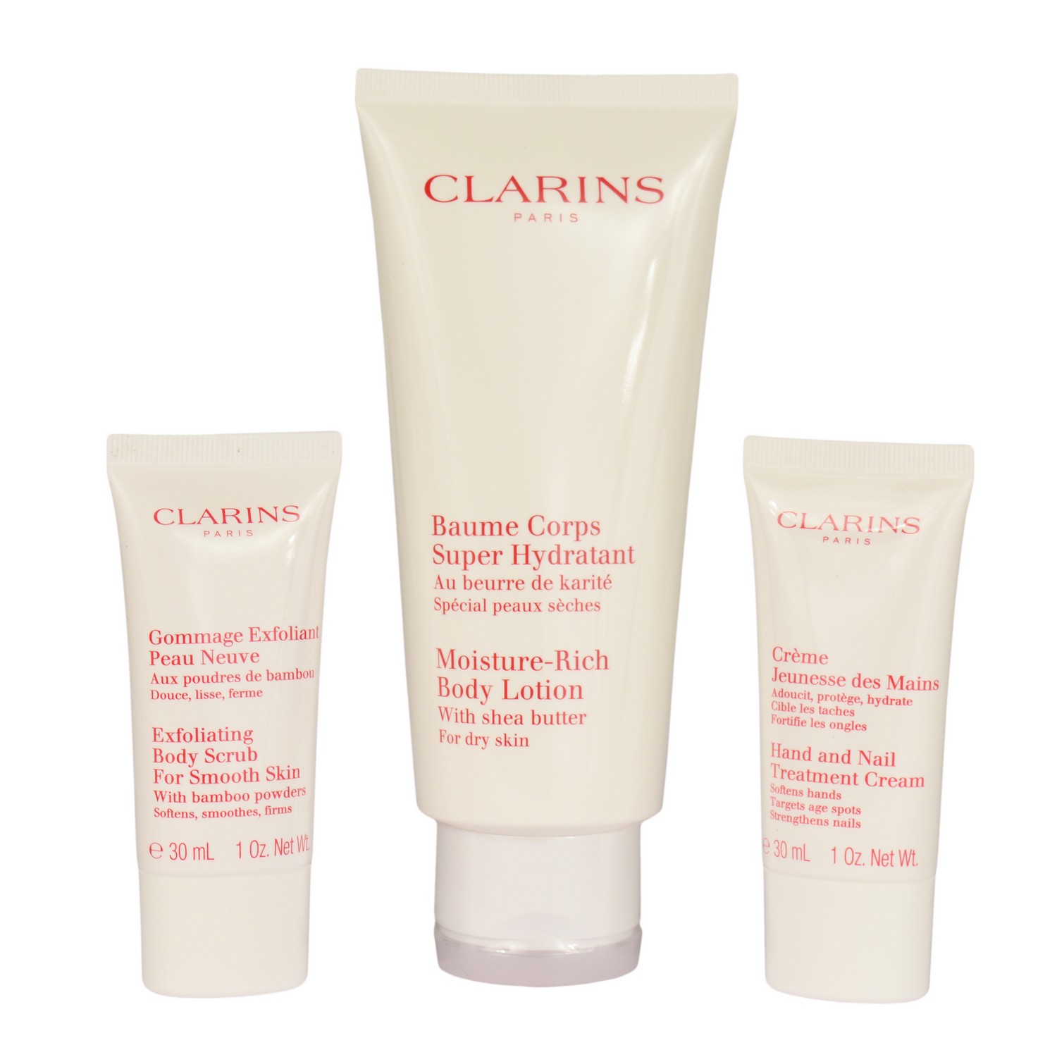 Clarins Set Body Care Collection 3-teilig mit Kosmetiktasche