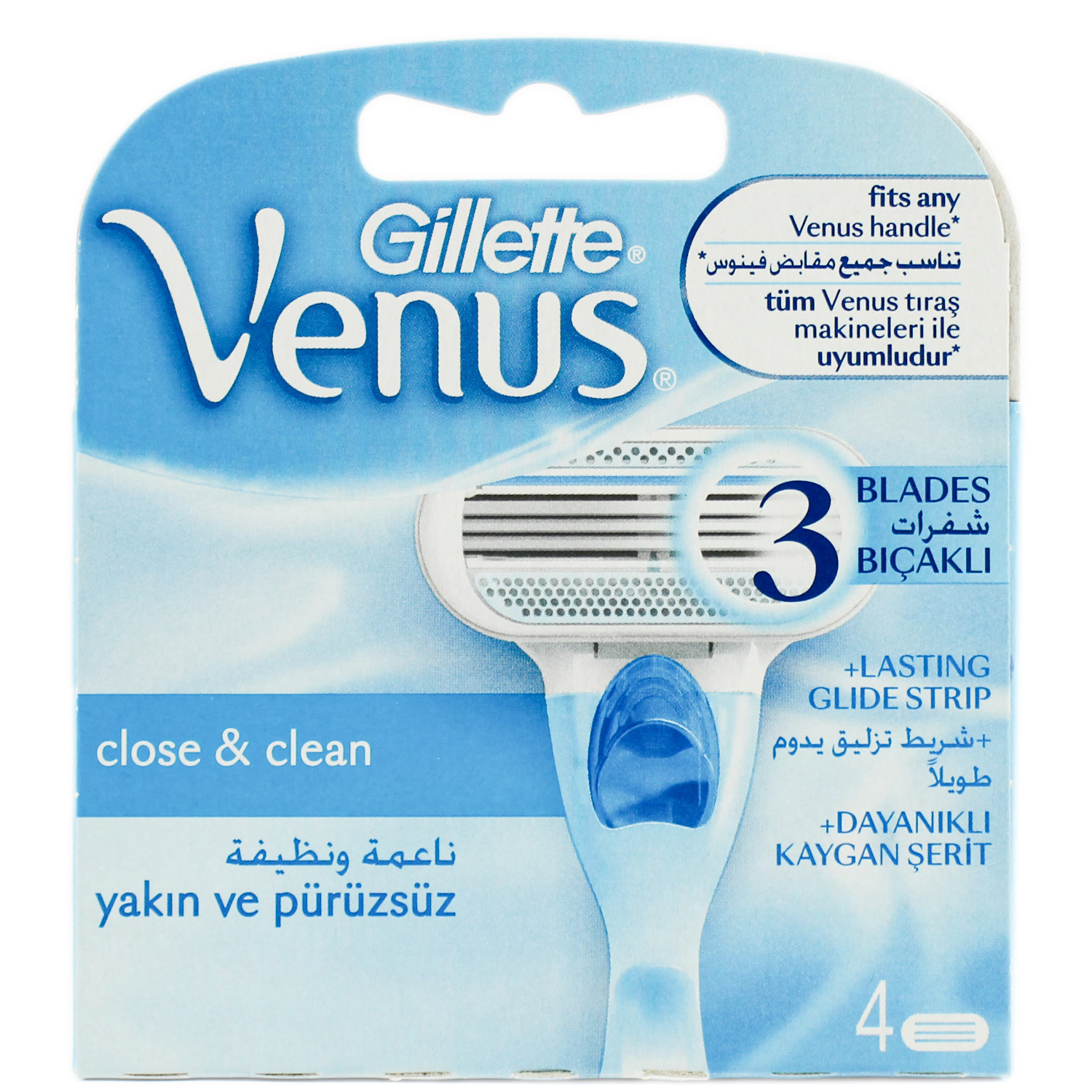 Gillette Venus Ersatzklingen 4er-Pack