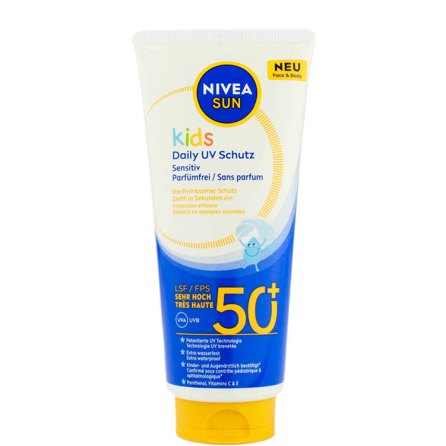 Nivea Sun Kids Daily UV Schutz Sensitive mit LSF50+ 100ml