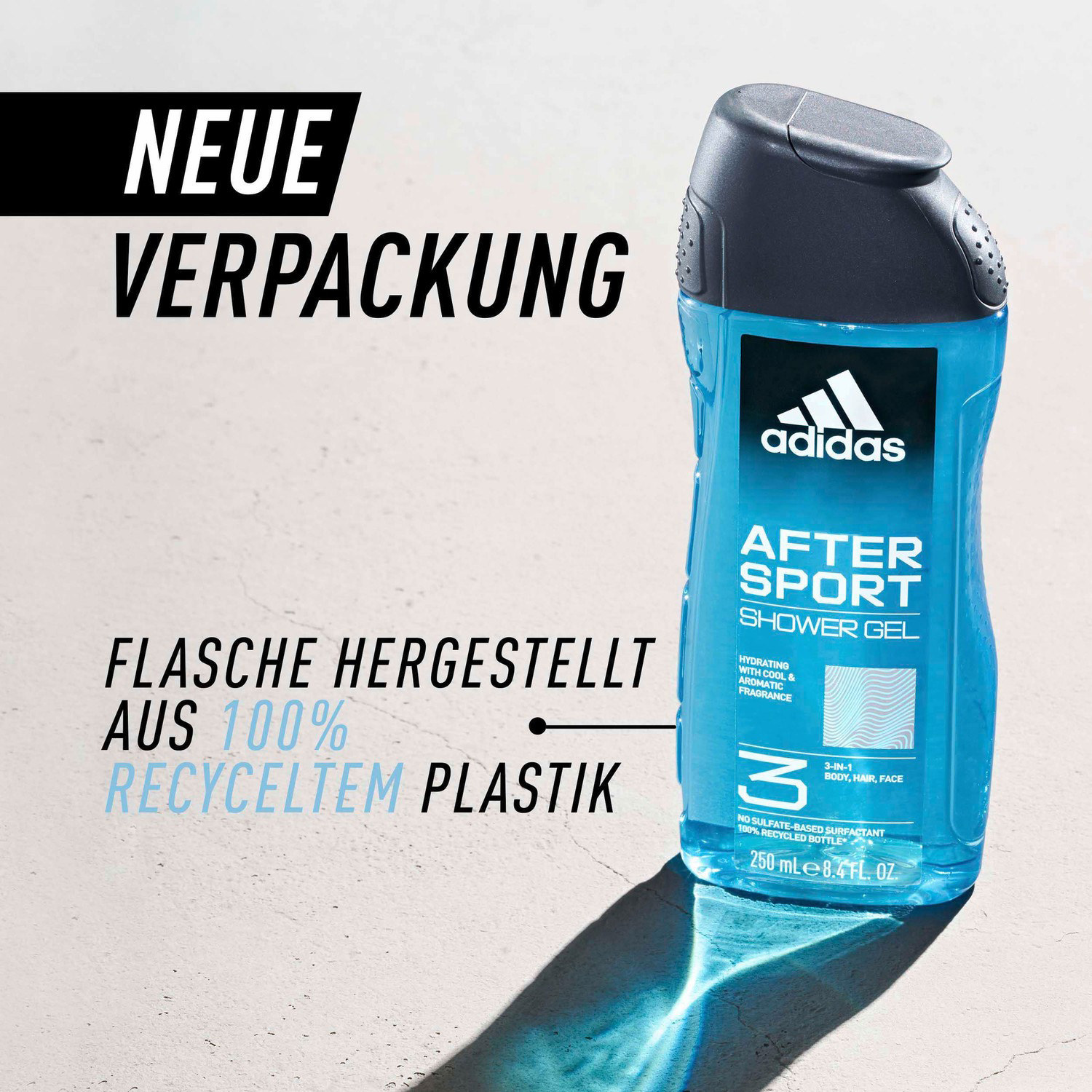 Adidas After Sport 3in1 Shower Gel 250ml