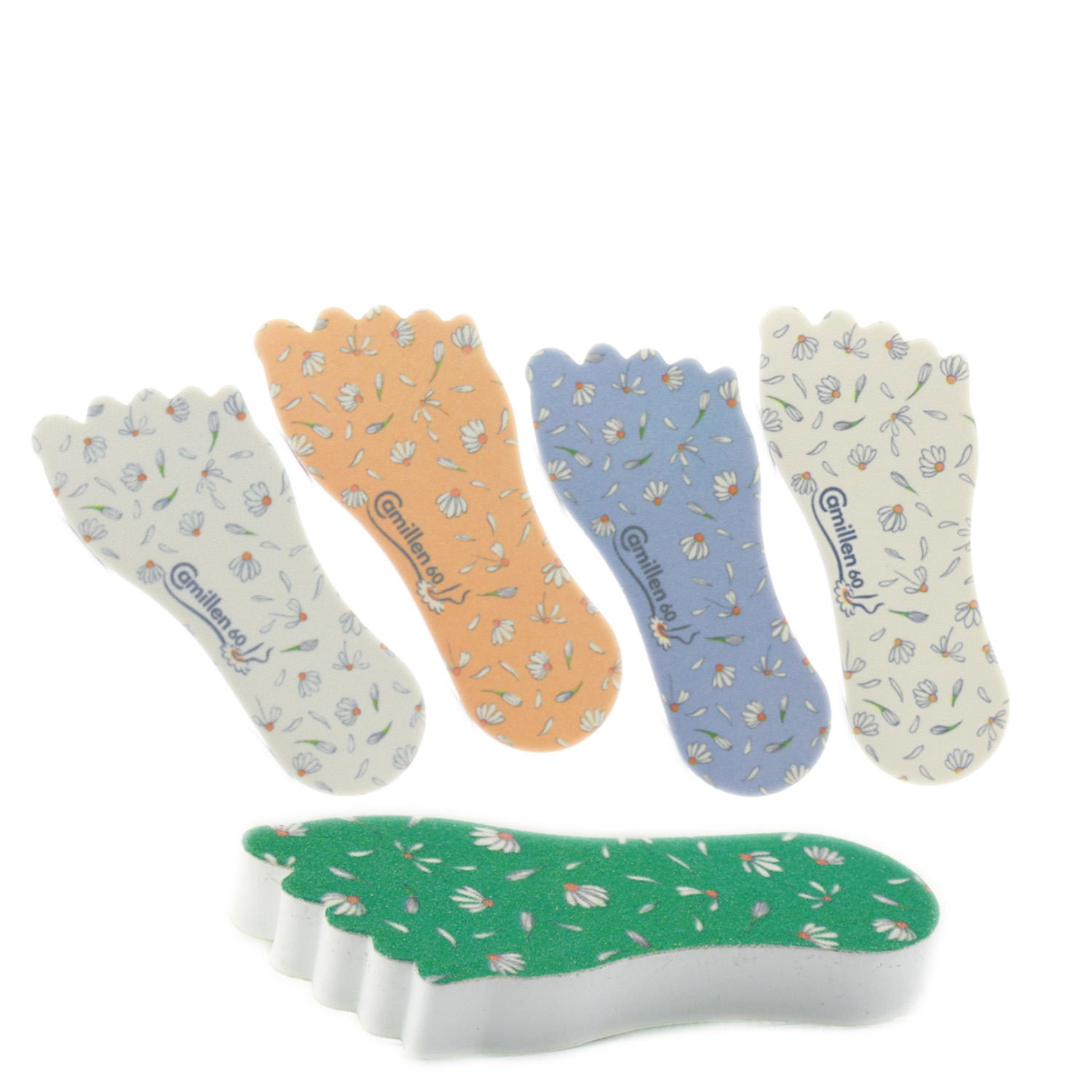 Camillen 60 Bimstein "Füsschen" in verschiedenen Farben 1er