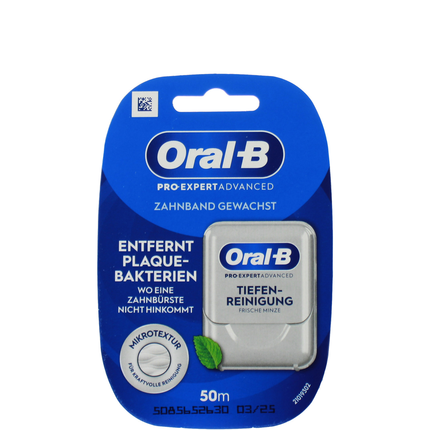 Oral-B Pro-Expert Advanced Zahnband Gewachst mit Minzgeschmack 50m 4er-Pack