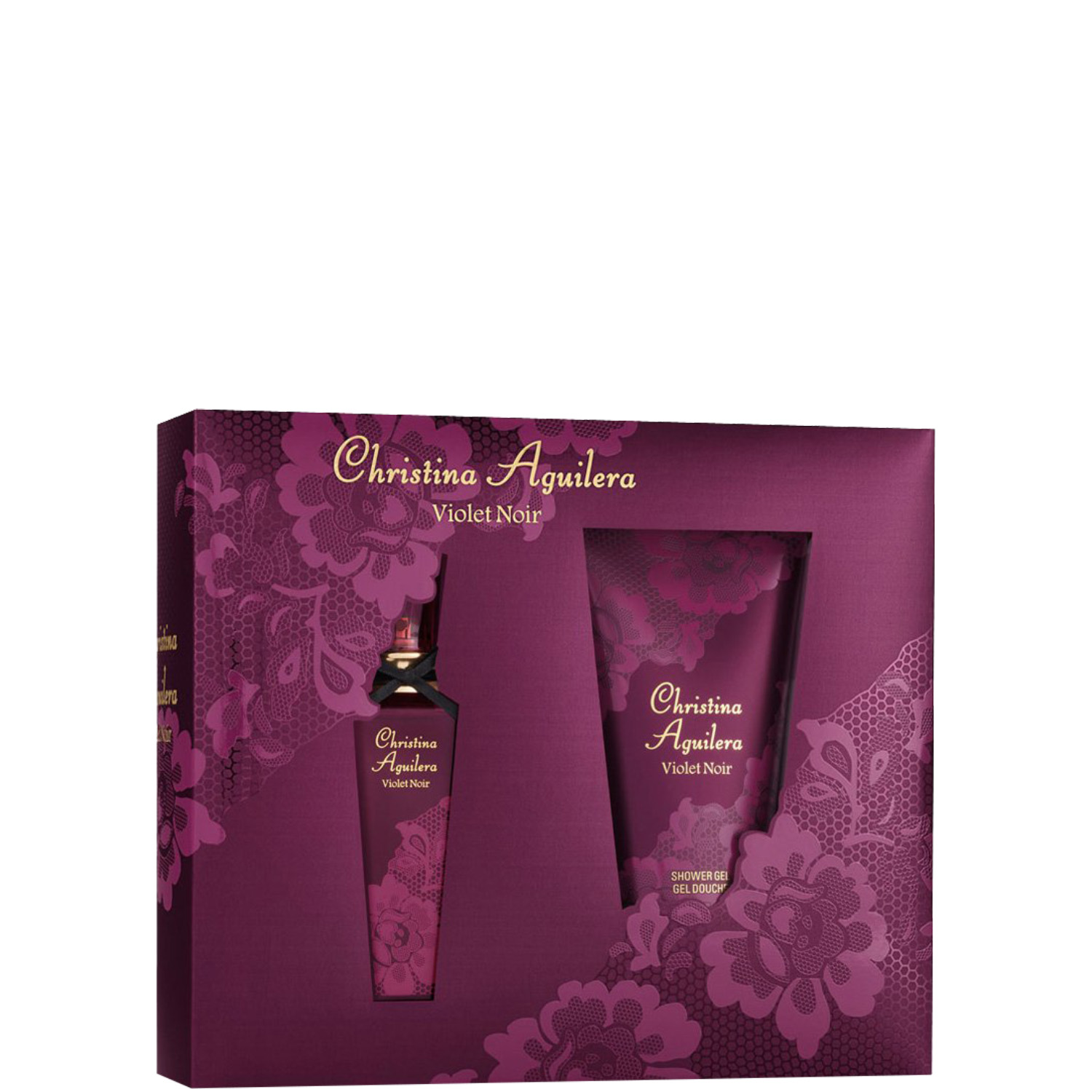 Christina Aguilera Violet Noir Set Eau de Parfum 30ml & Shower Gel 150ml
