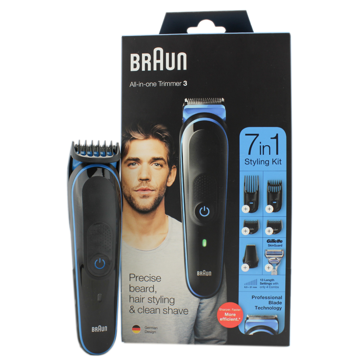 Braun All-in-one Trimmer 3 MGK3242 7in1 Multi Grooming Kit