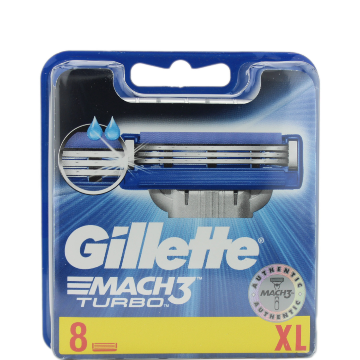 Gillette Mach3 Turbo Ersatzklingen 8er-Pack