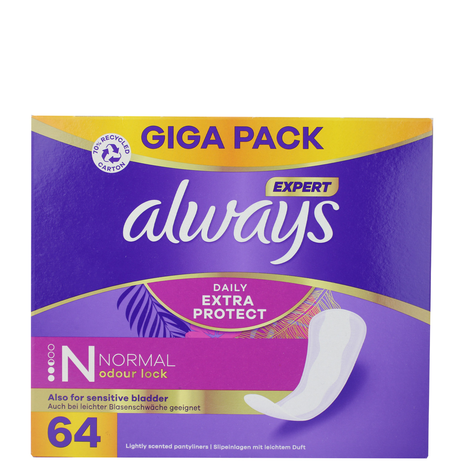 Always Daily Extra Protect Slipeinlagen Normal 64er-GigaPack