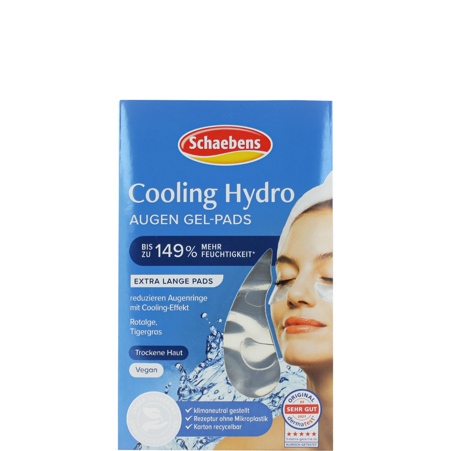 Schaebens Cooling Hydro Augen Gel-Pads 1 Paar