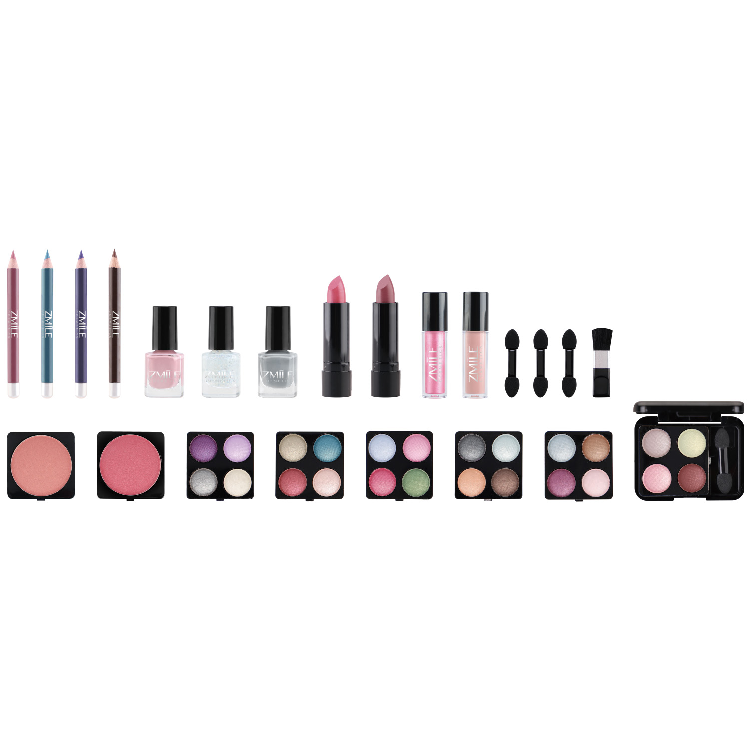 ZMILE Cosmetics Schminkkoffer "Eye Catcher" Vegan 42-teilig