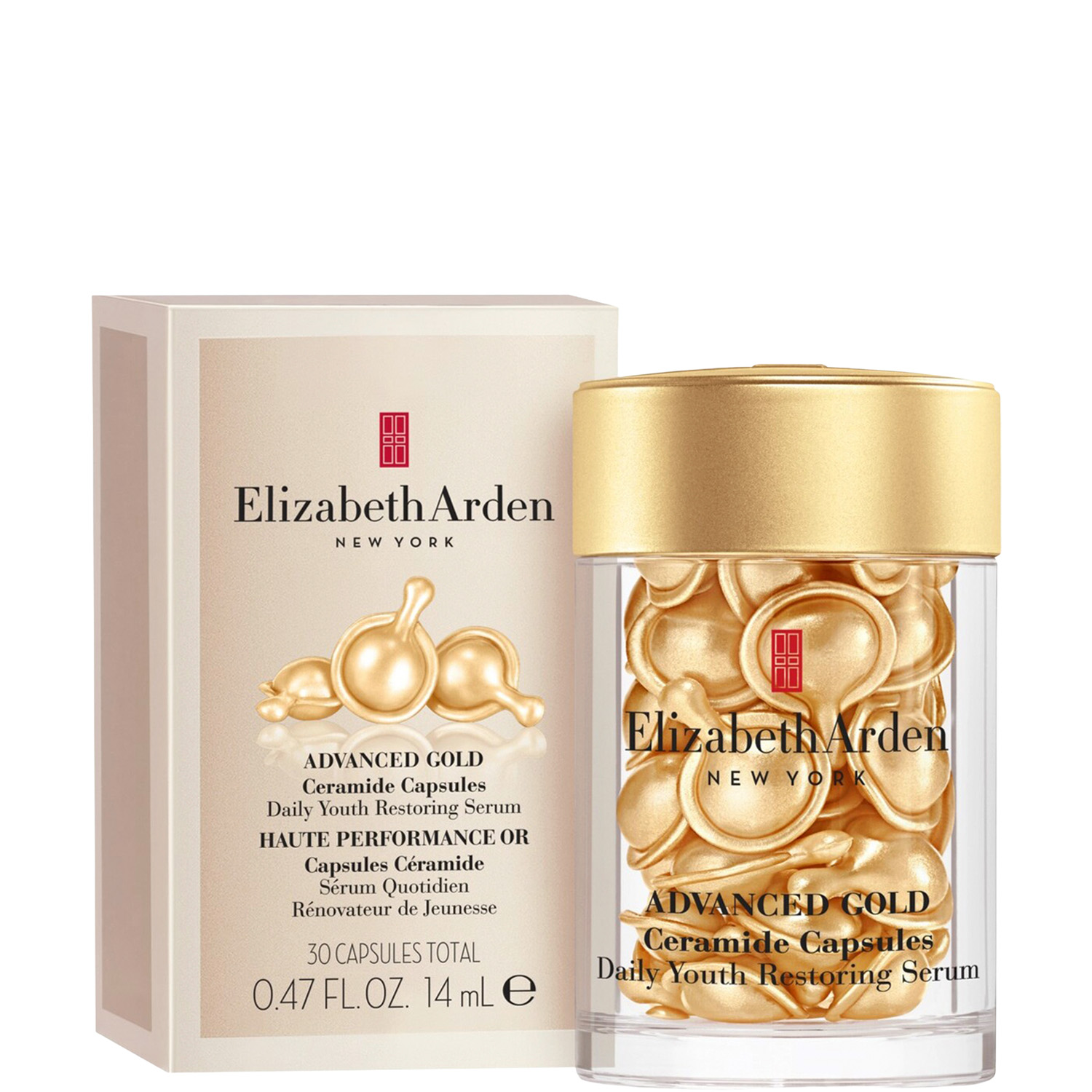 Elizabeth Arden Advanced Gold Ceramide Daily Youth Restoring Serum 30 Kapseln