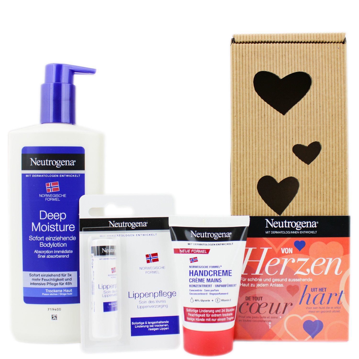 Neutrogena Pflegeset "Vom Herzen" 3-teilig