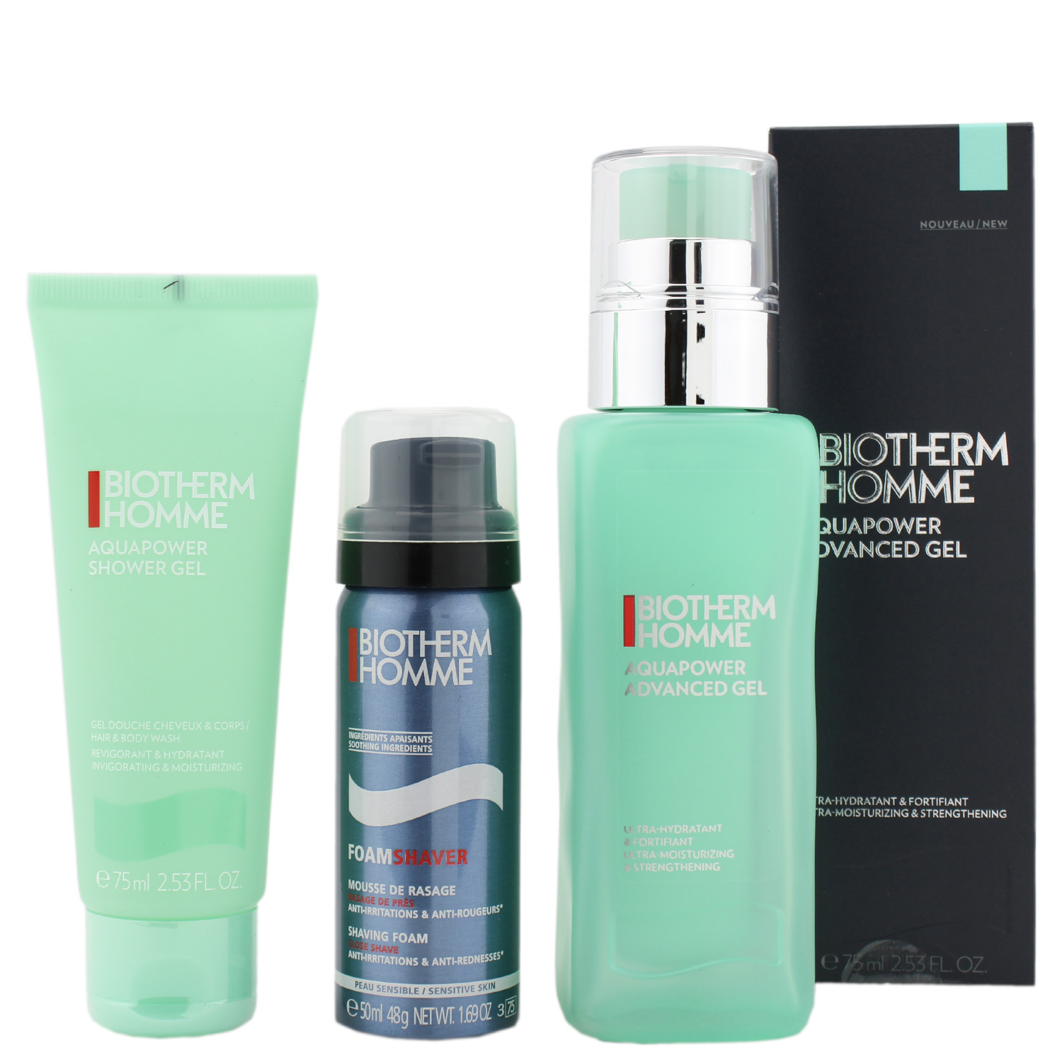 Biotherm Homme Aquapower Pflegeset 3-teilig