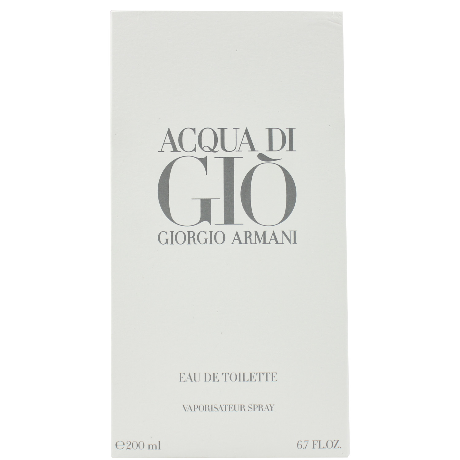 Giorgio Armani Acqua Di Giò Pour Homme Eau de Toilette 200ml