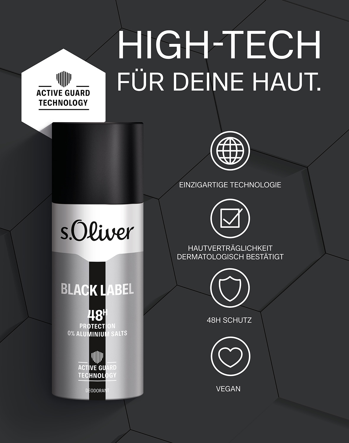 S.Oliver Black Label Men Deodorant Spray 150ml