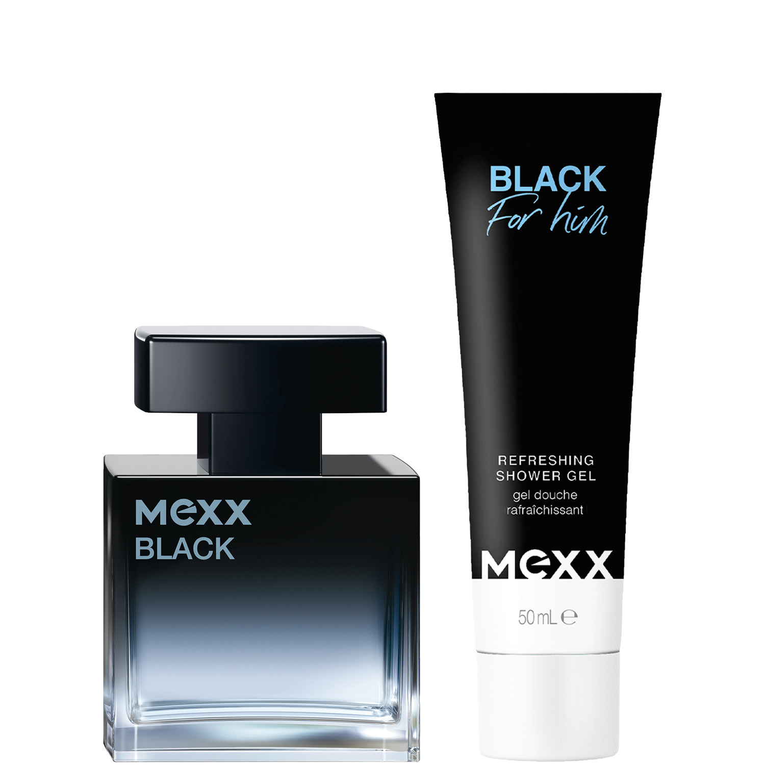 Mexx Black Man Set Eau de Toilette 30ml & Shower Gel 50ml
