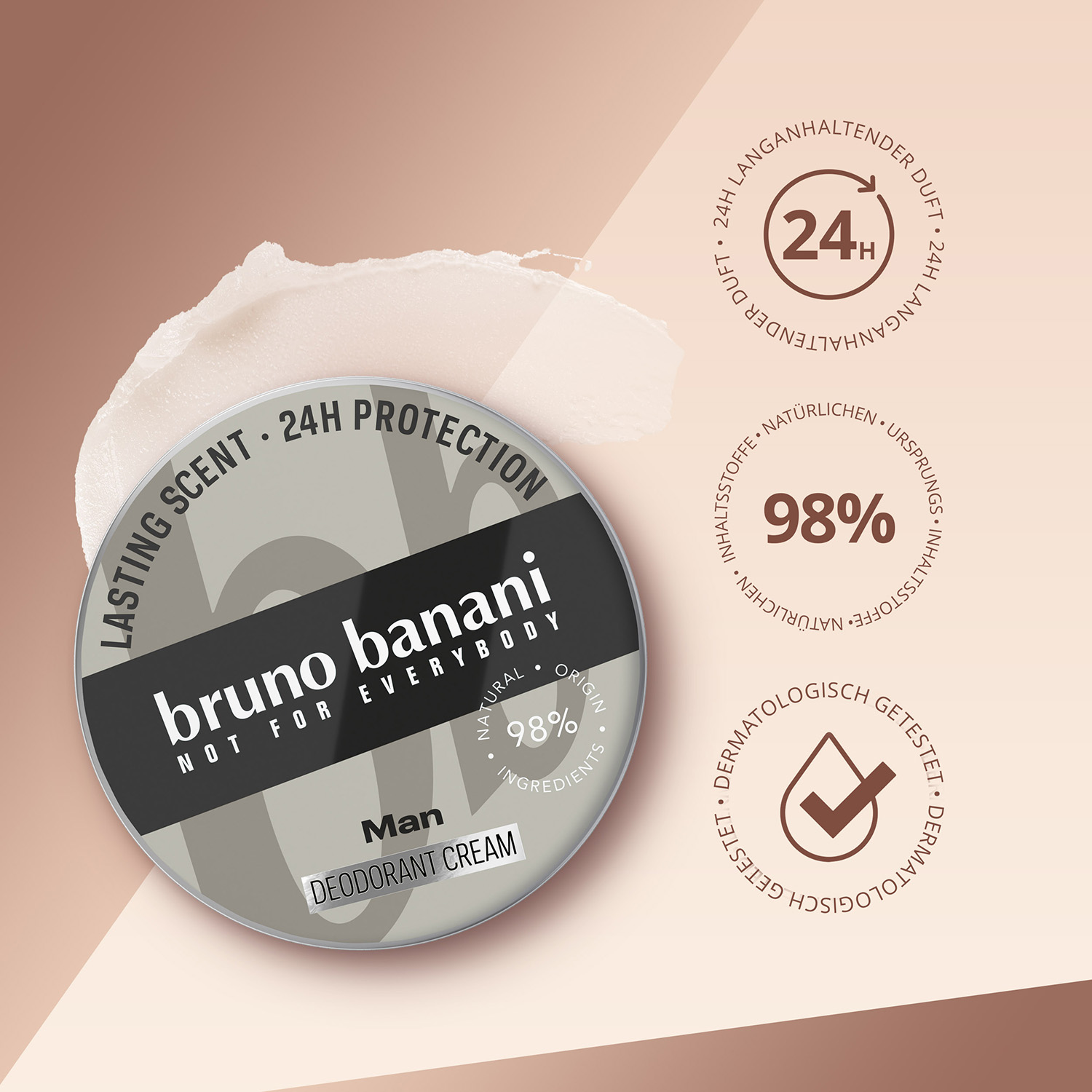 Bruno Banani Man Deodorant Creme 40ml