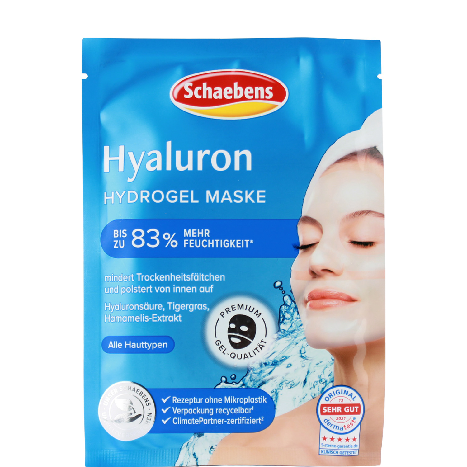 Schaebens Hyaluron Hydrogel Maske 1er