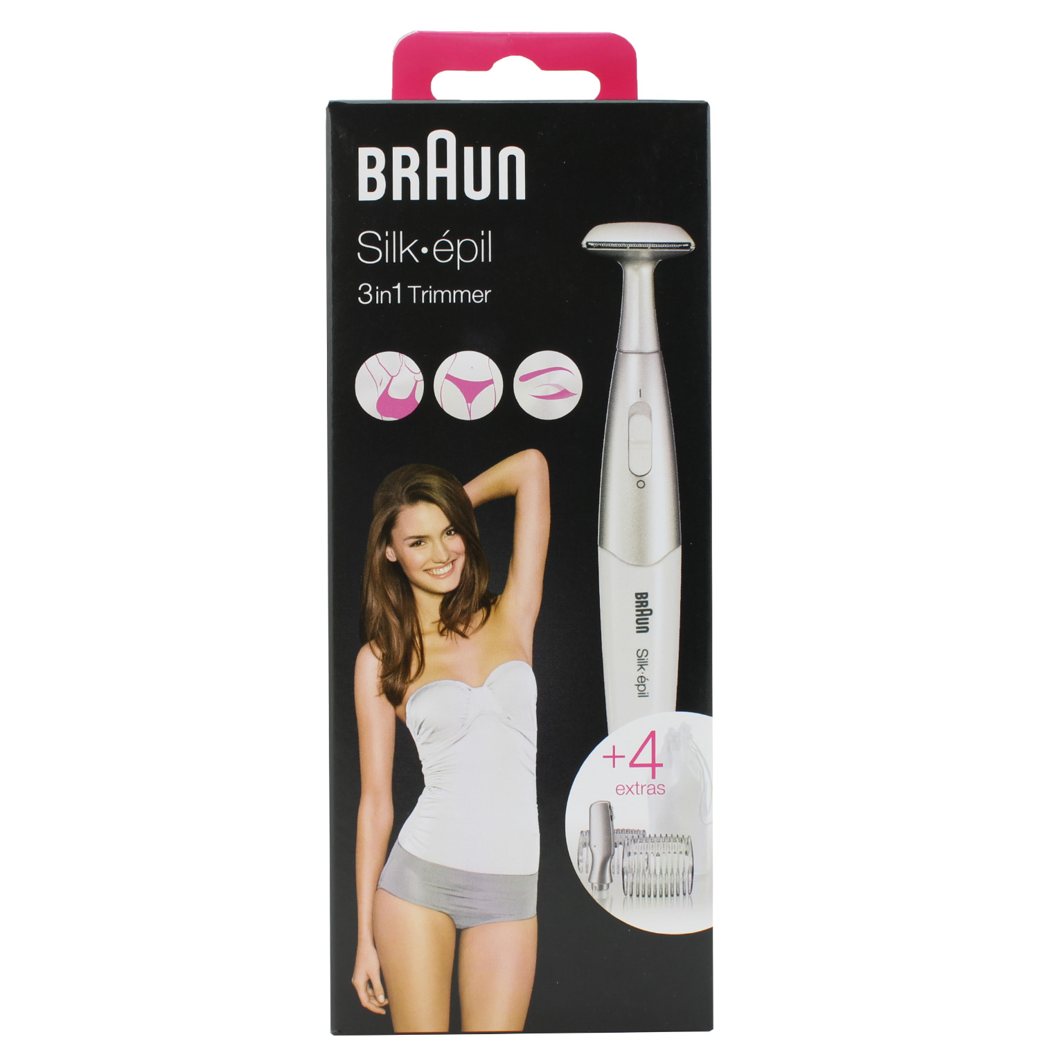 Braun Silk-épil FG1100 3in1 Bikinitrimmer Weiß