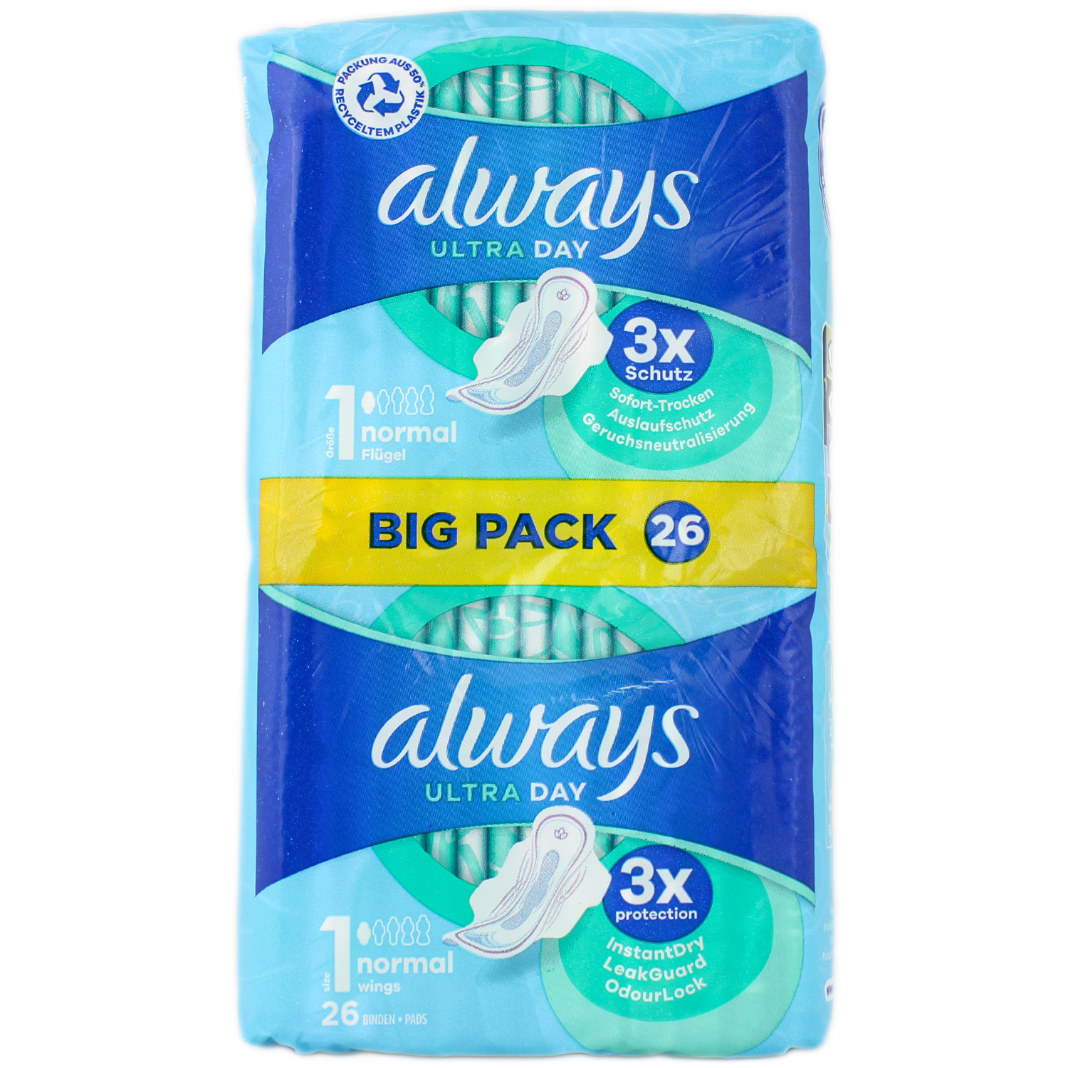 Always Ultra Day Binde Normal mit Flügeln 26er-BigPack