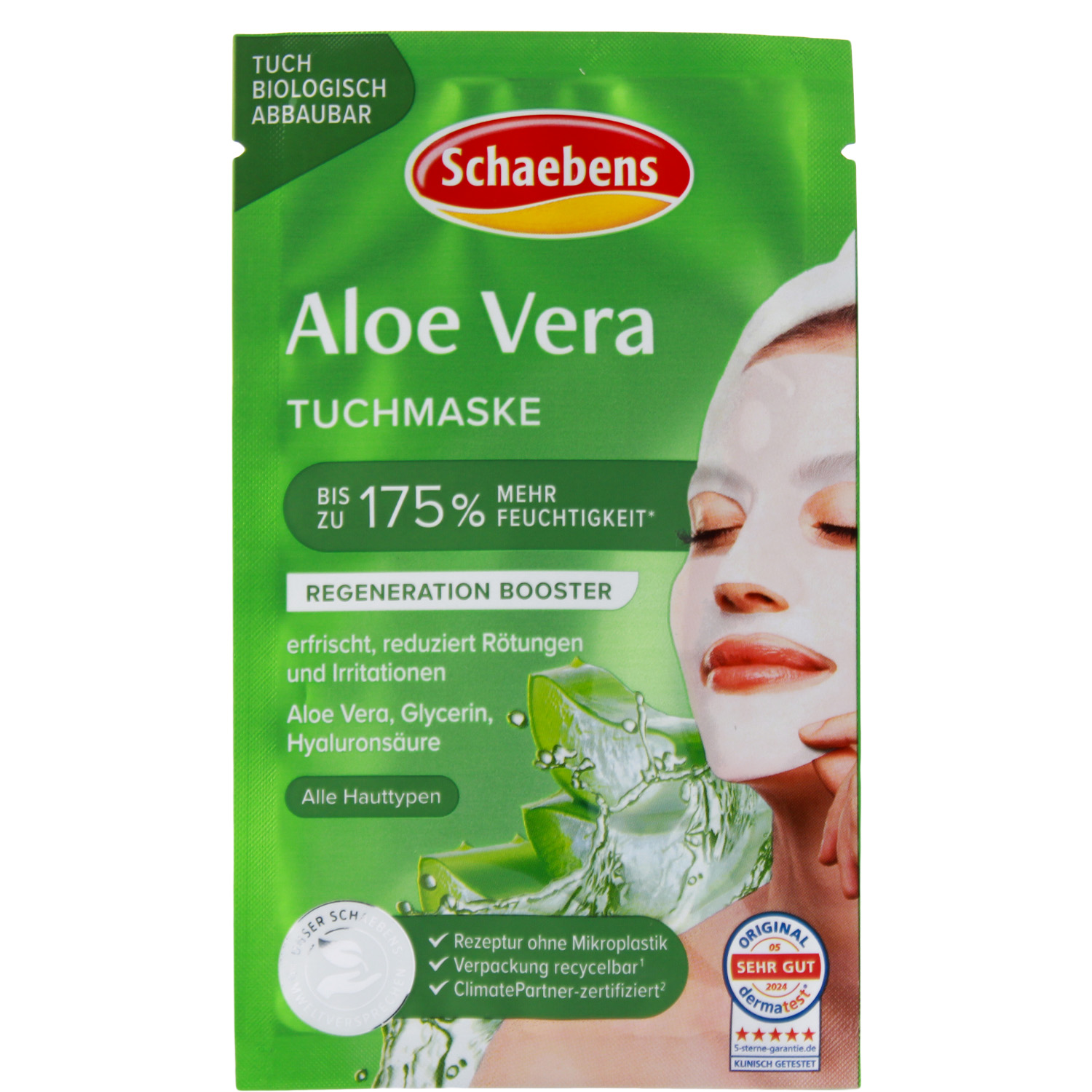 Schaebens Aloe Vera Tuchmaske 1er
