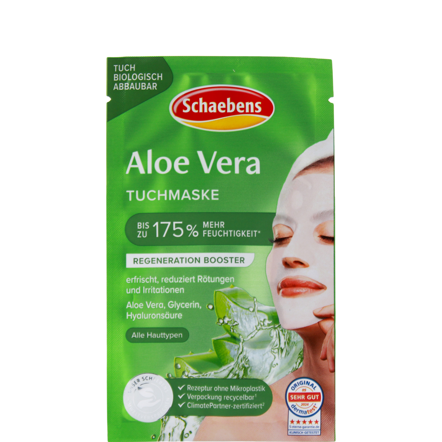 Schaebens Aloe Vera Tuchmaske 1er