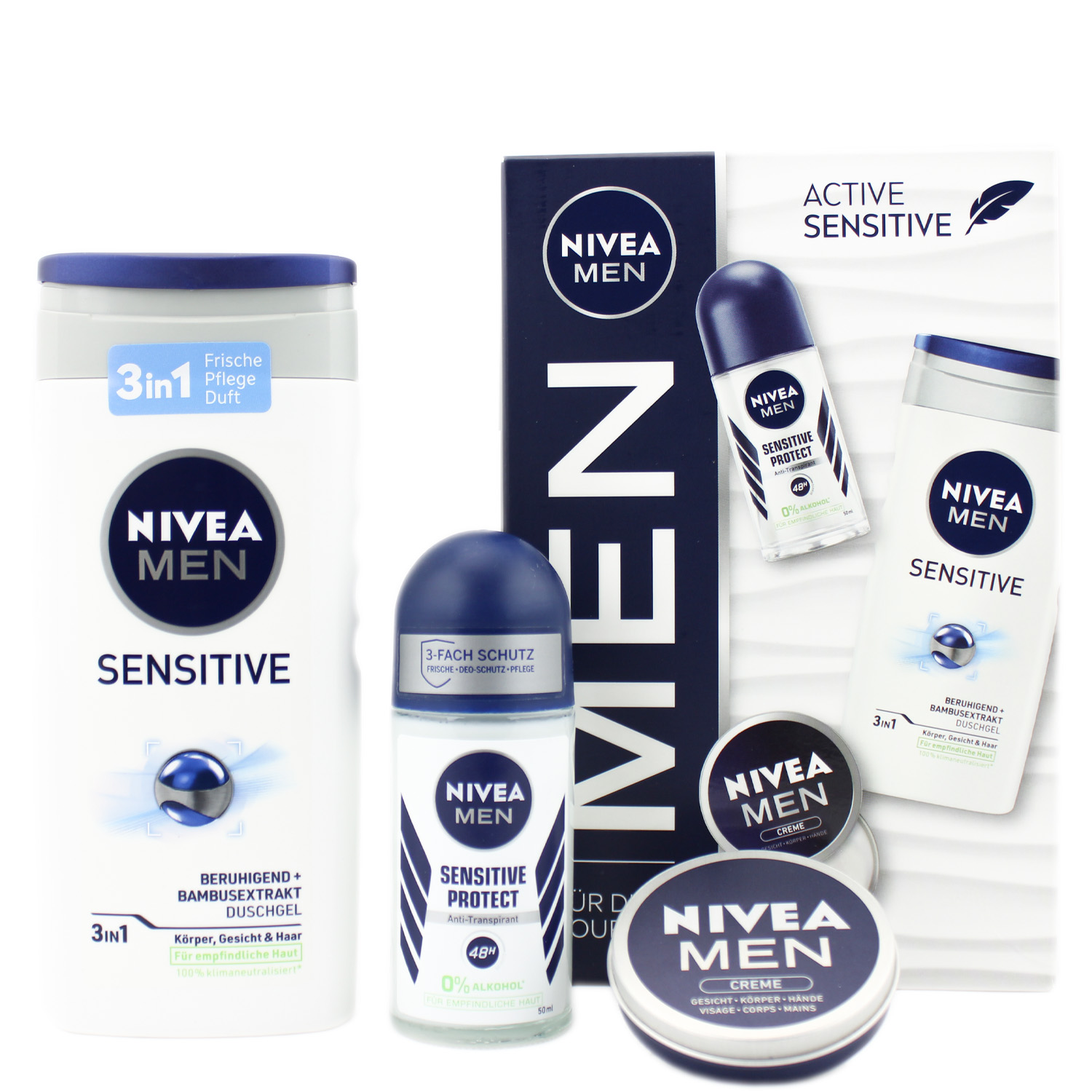 Nivea Men Sensitive Box 3-teilig